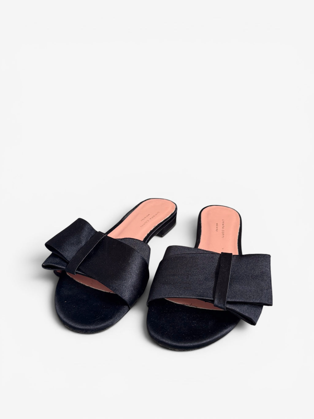 Liviana Conti satin mules