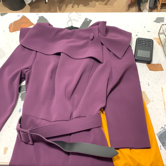 Badgley Mischka purple dress