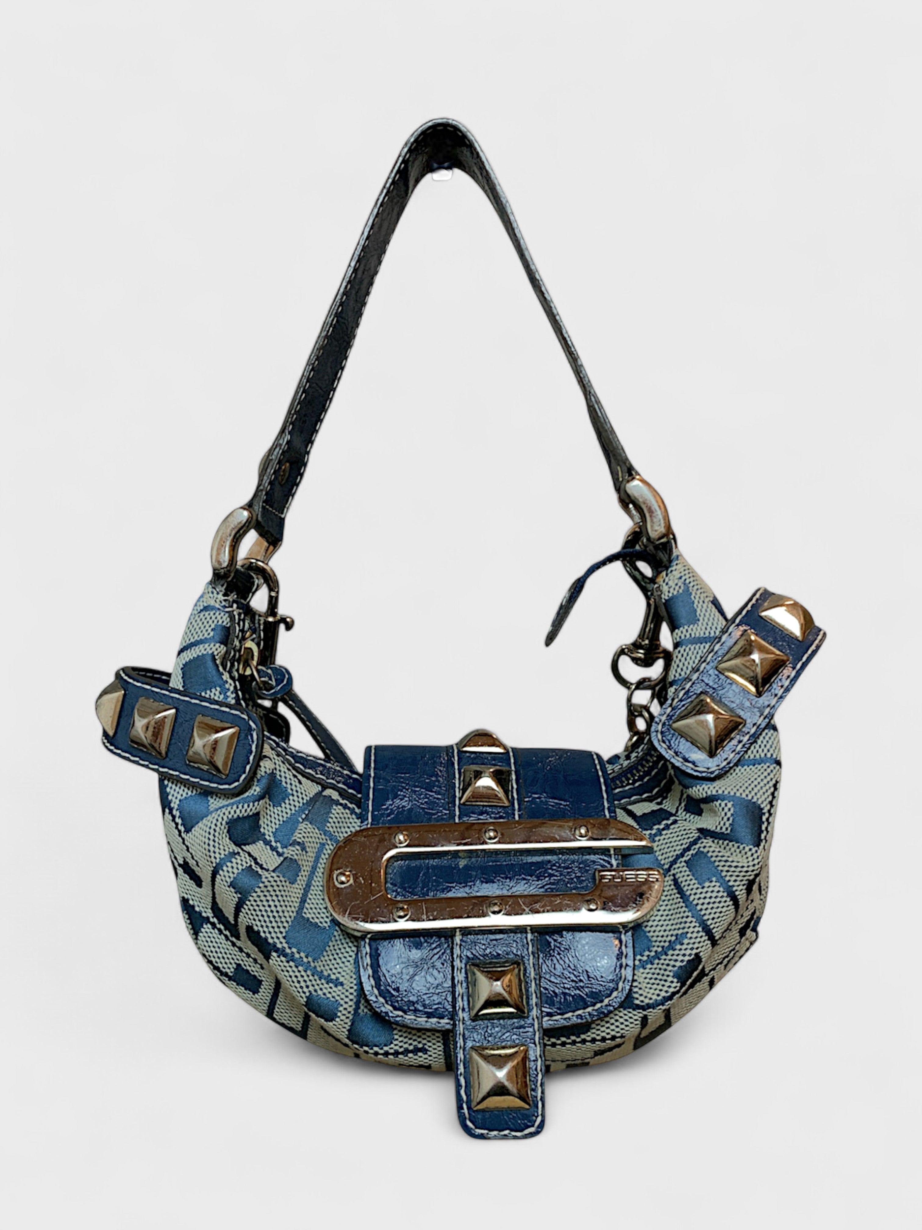 Guess Monogram Mini Hobo Bag