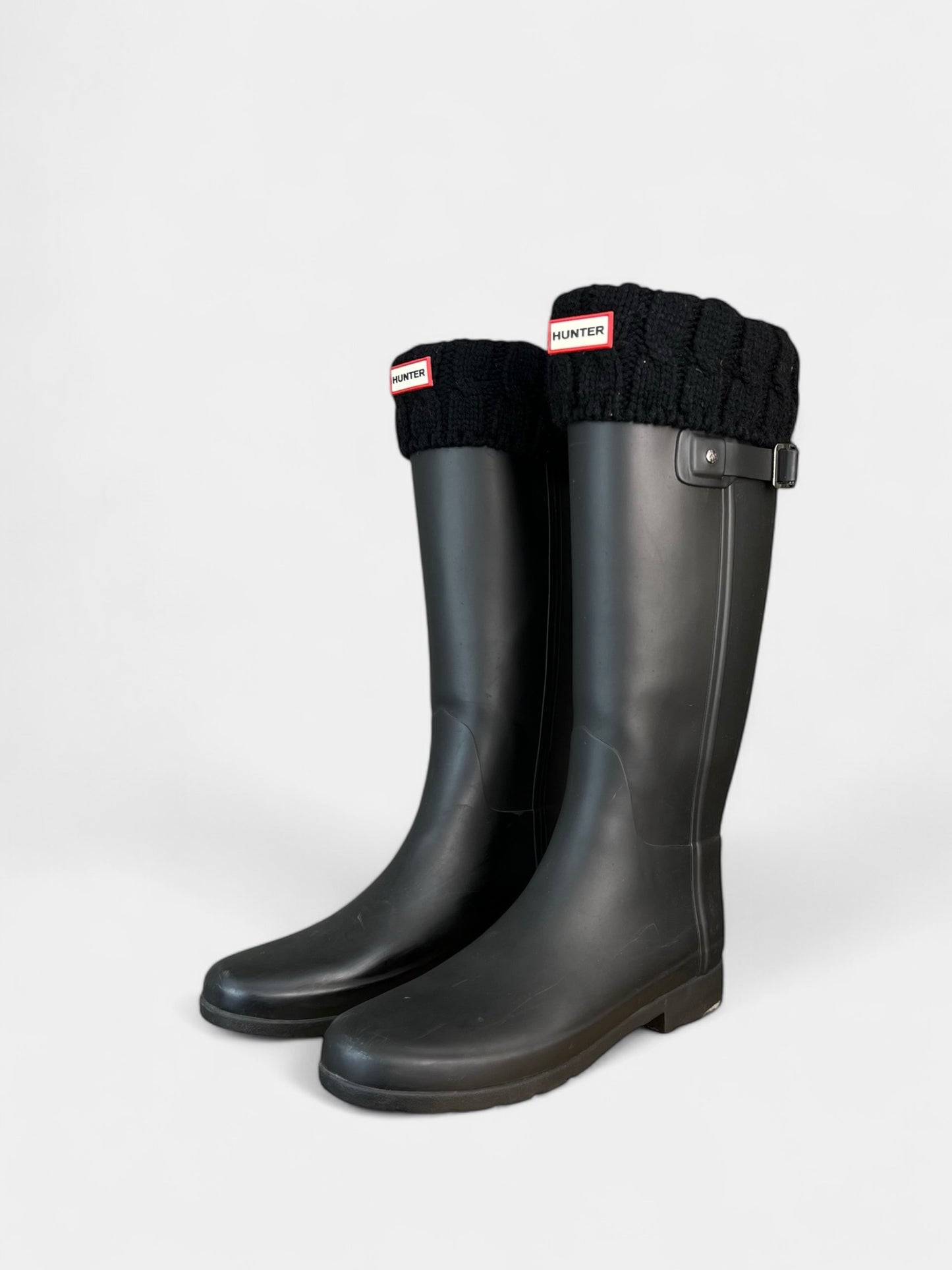 Hunter rain boots with fleece bottom