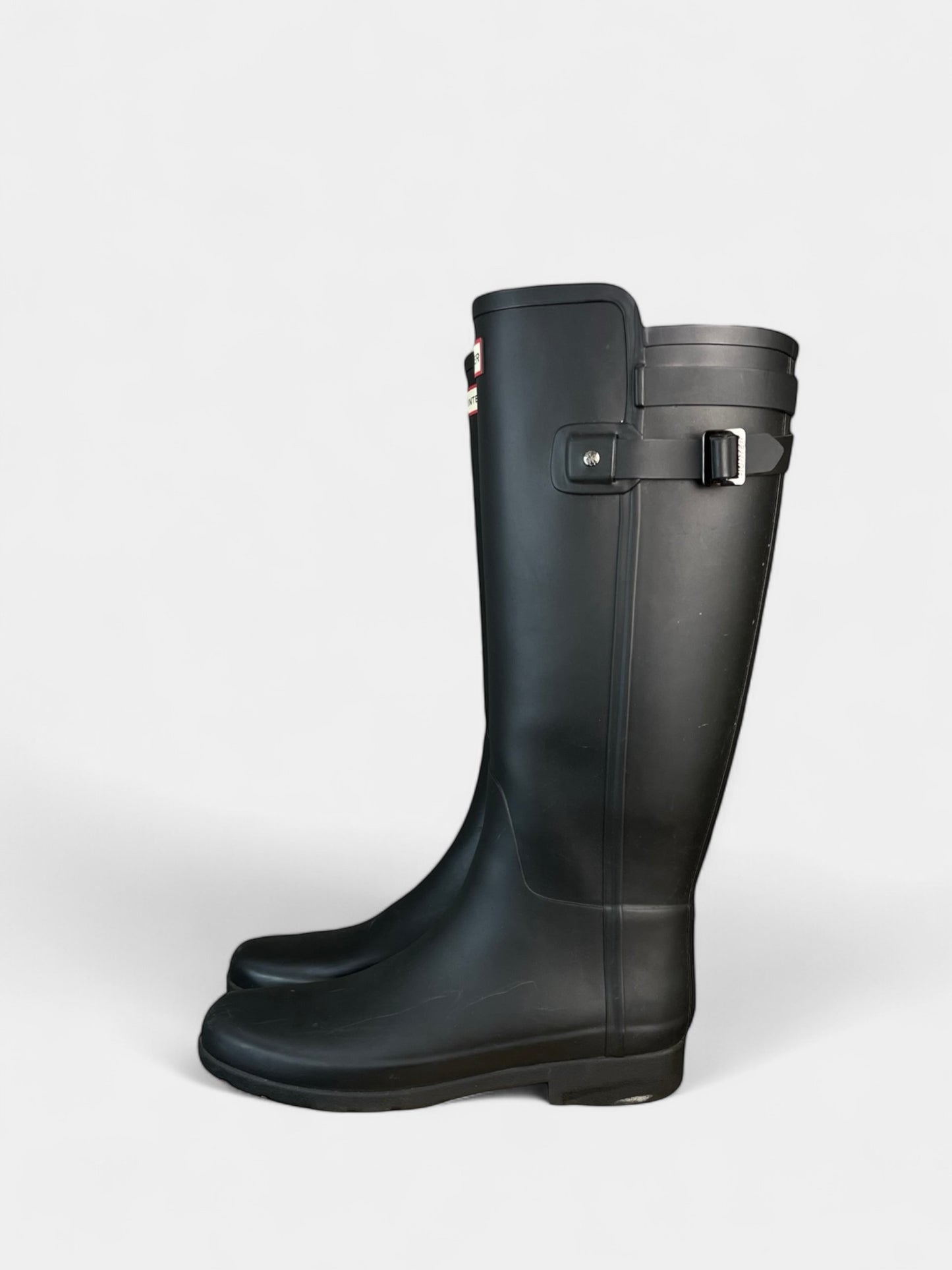 Hunter rain boots with fleece bottom