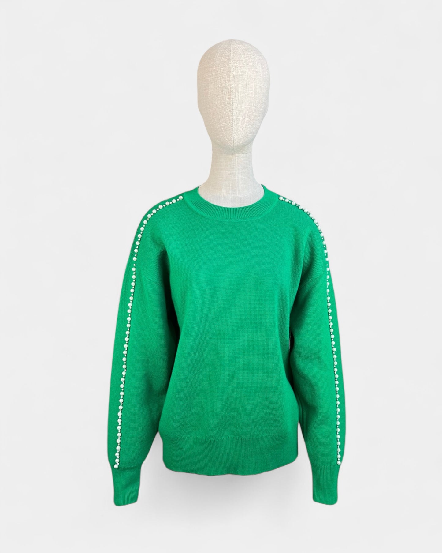 Sandro Green Pearl Knit, M