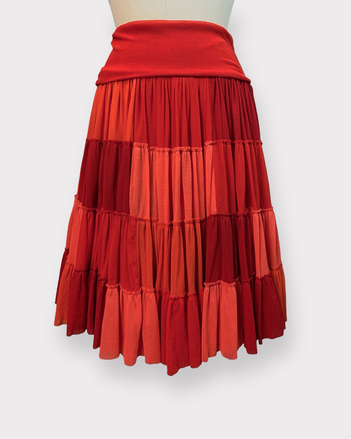 Robe ou jupe tutu rouge Jean-Paul Gauthier