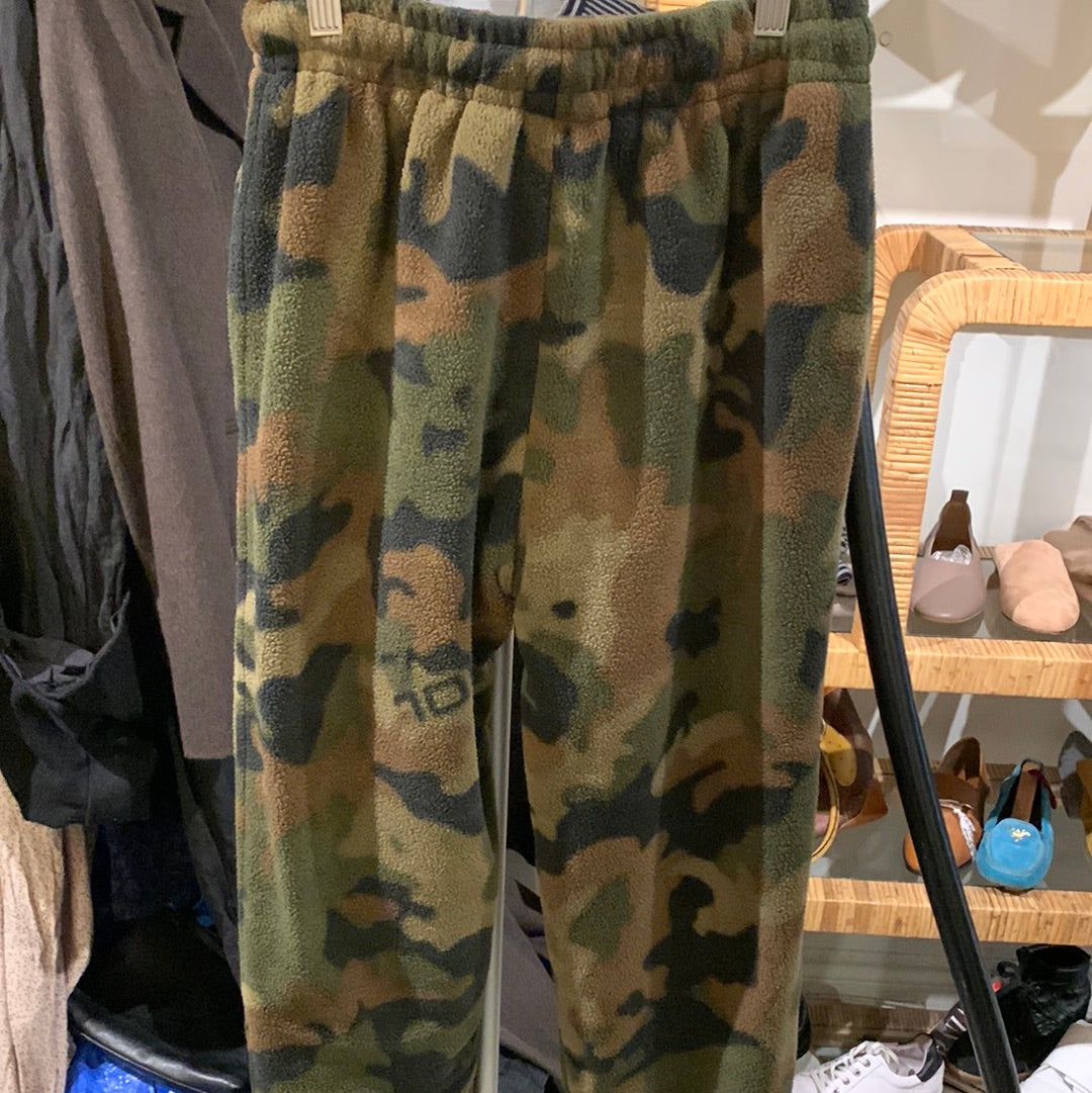 Camouflage fleece pants size 38