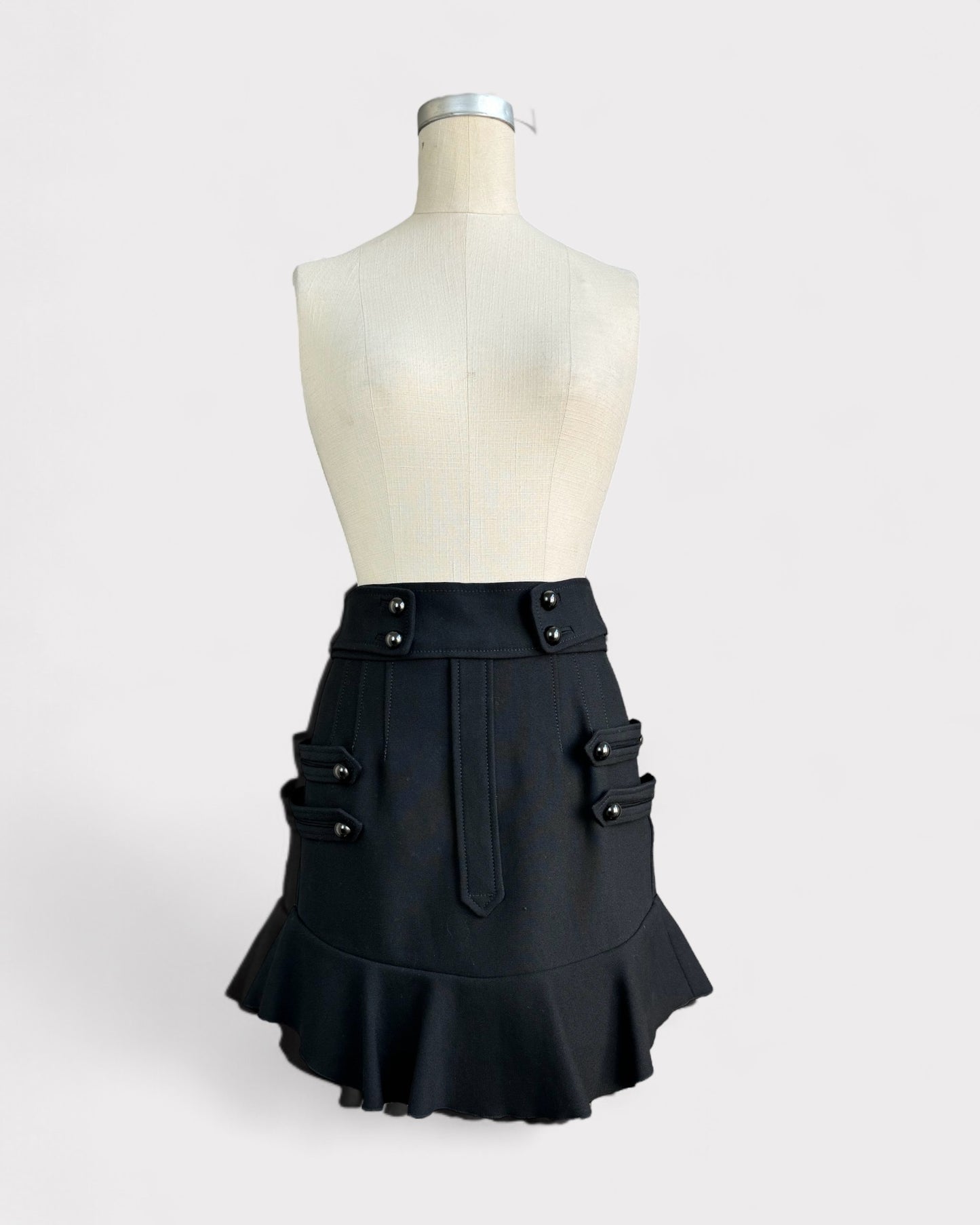 Isabel Marant black skirt with buttons