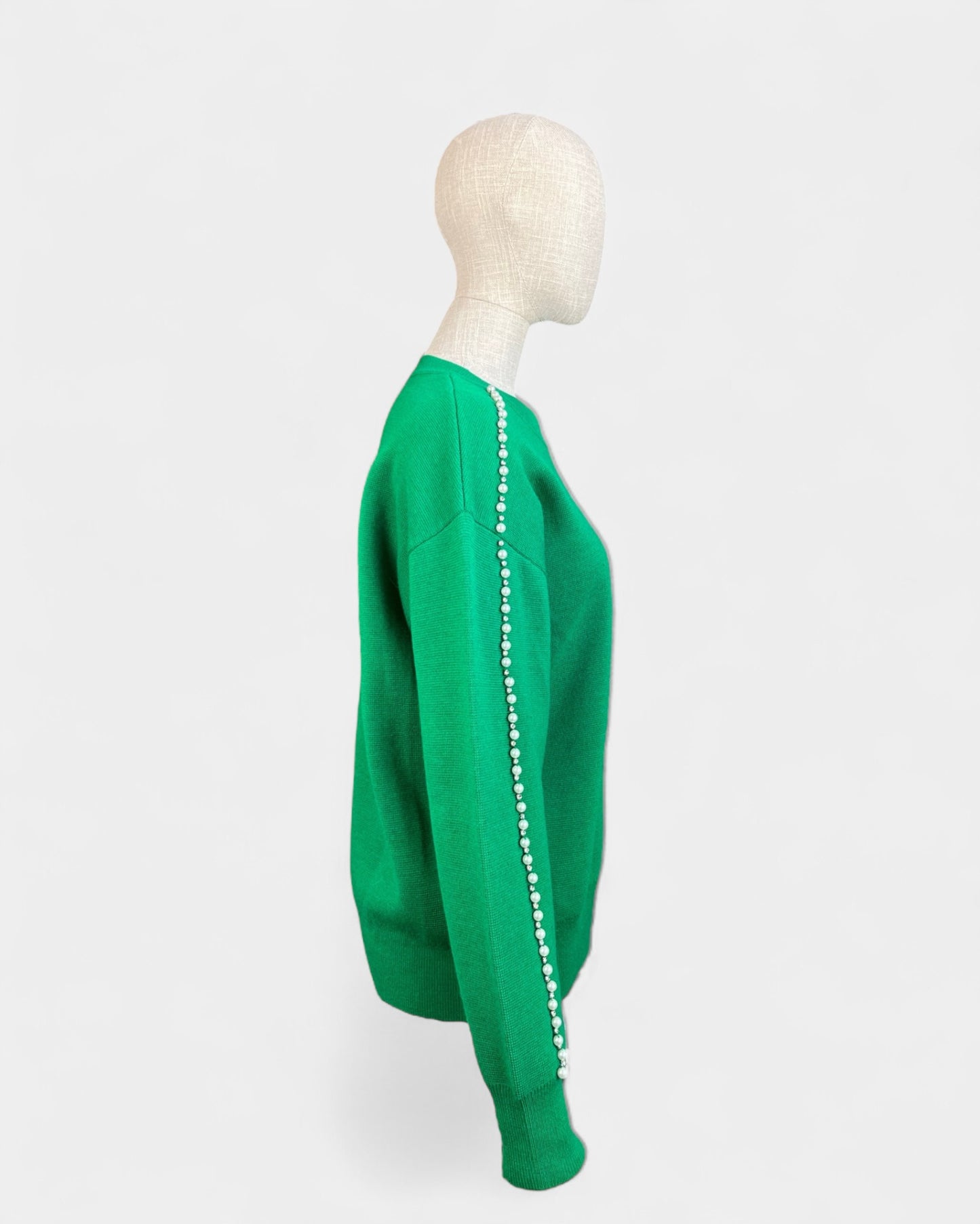 Sandro Green Pearl Knit, M