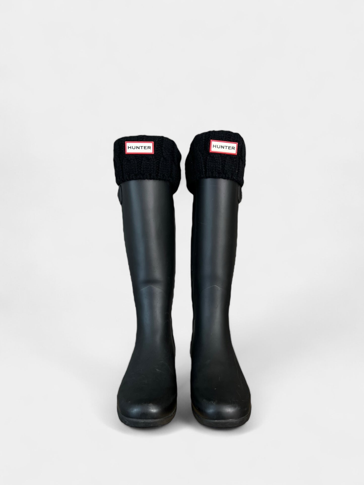 Hunter rain boots with fleece bottom