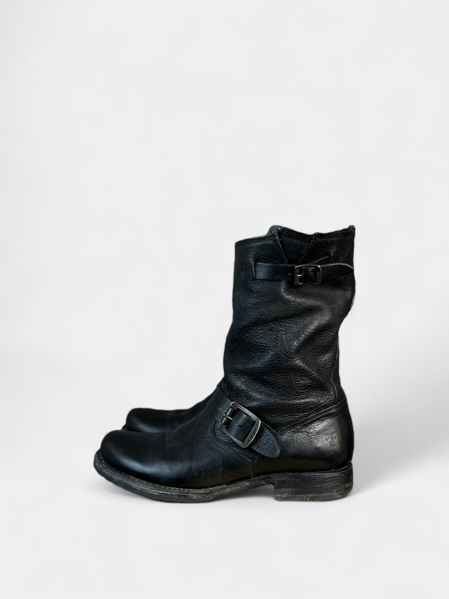 Frye Black Leather Boots, 7