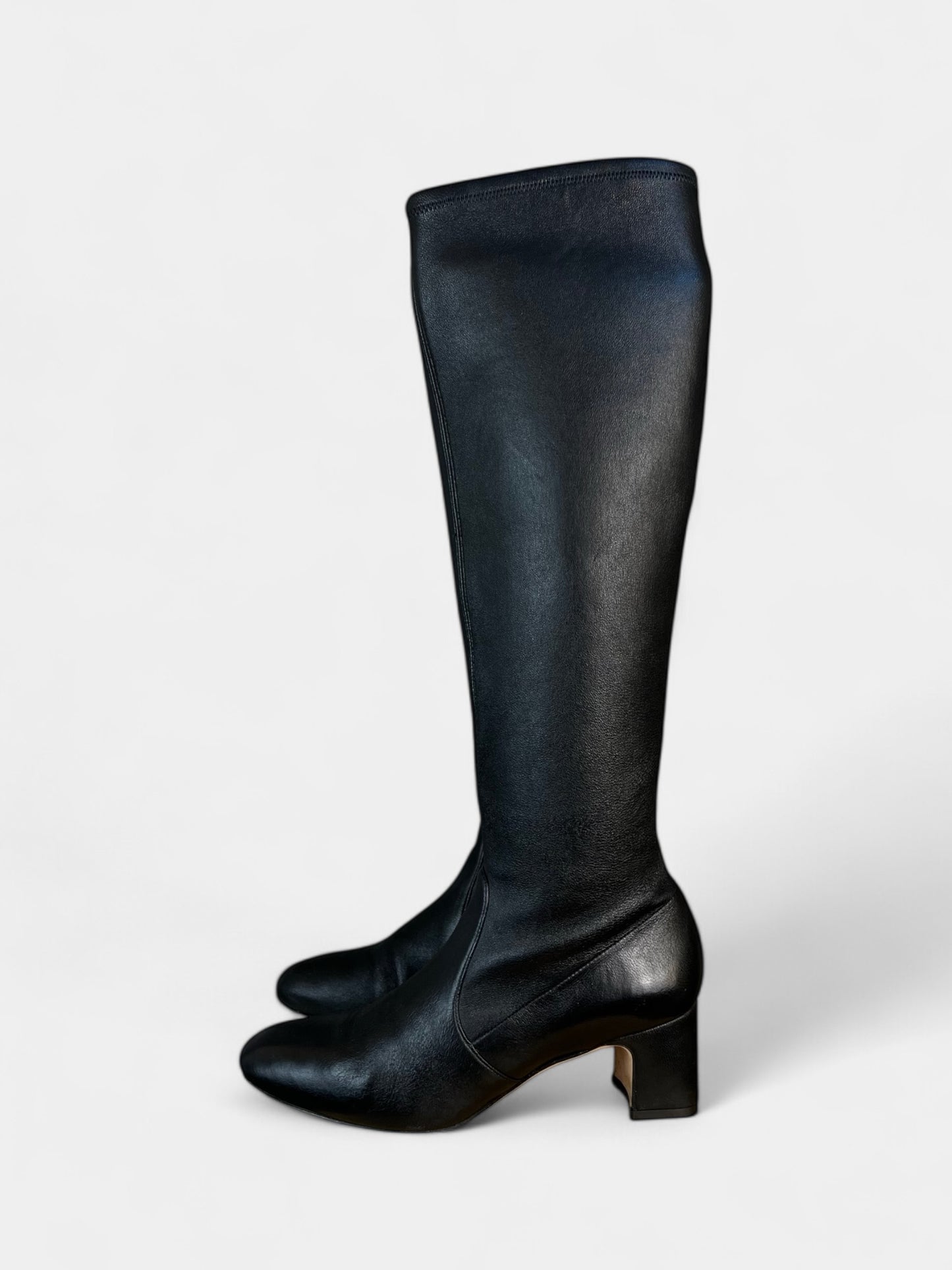 Stuart Weitzman Black Knee Boots, 7.5