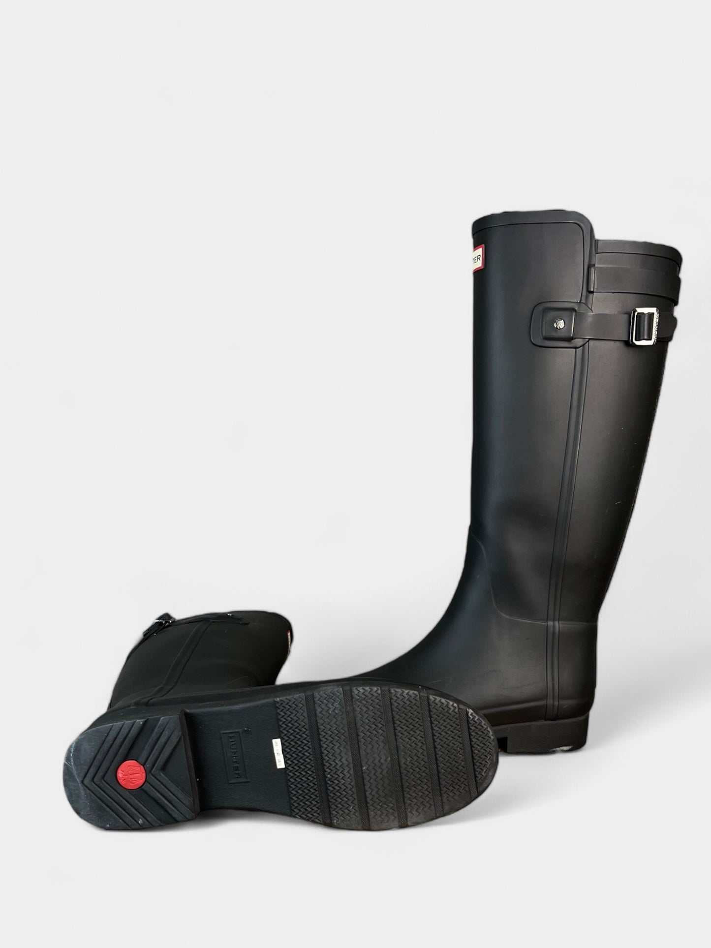 Hunter rain boots with fleece bottom