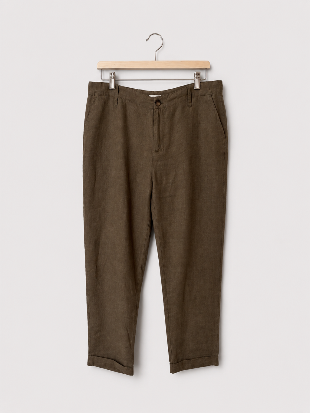 Naïf 100% linen trousers, L