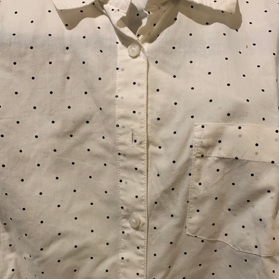 Tommy Hilfiger 100% cotton polka dot blouse