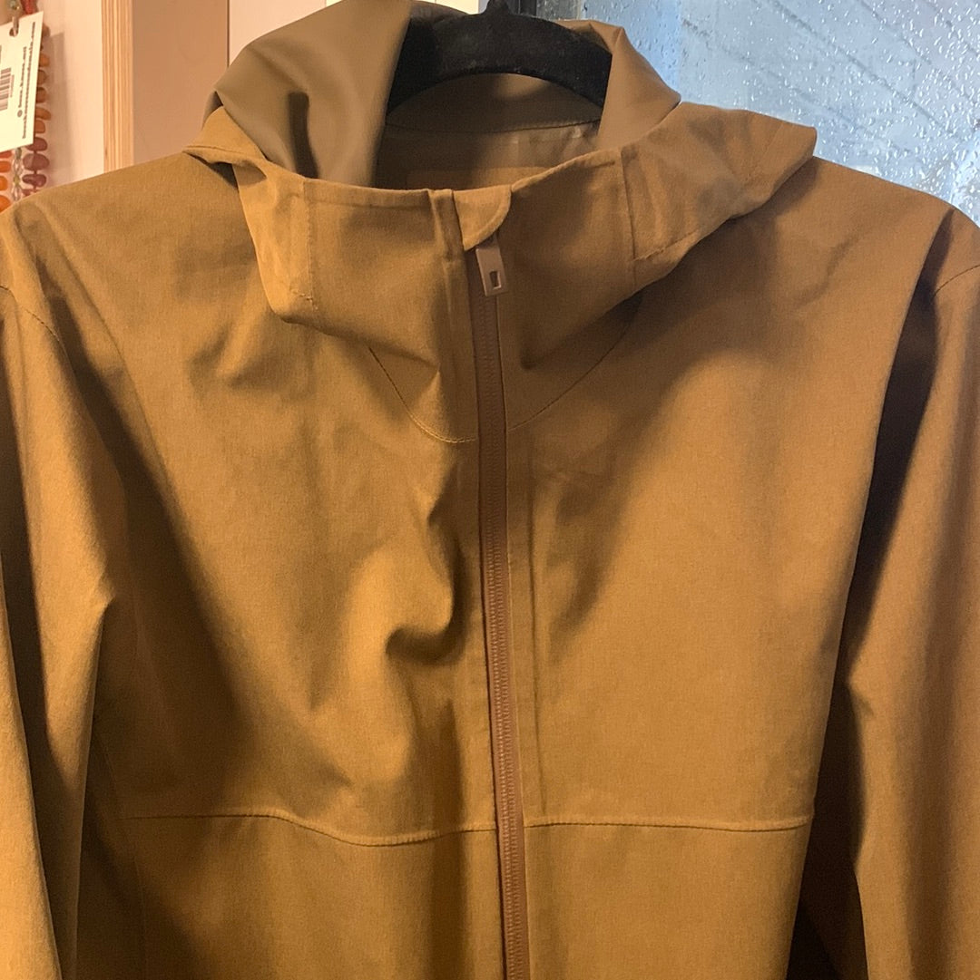Uniqlo brown raincoat