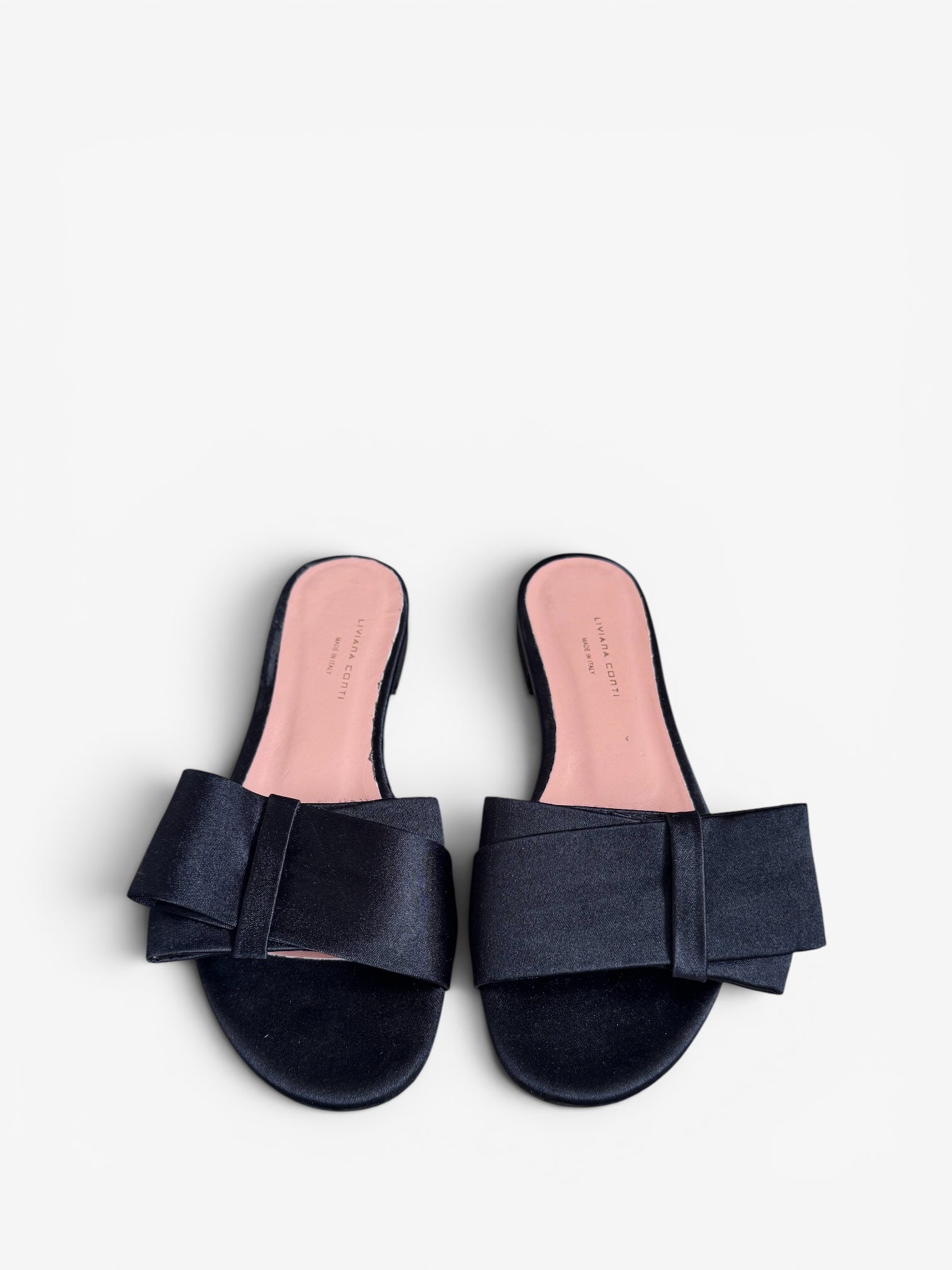 Liviana Conti satin mules