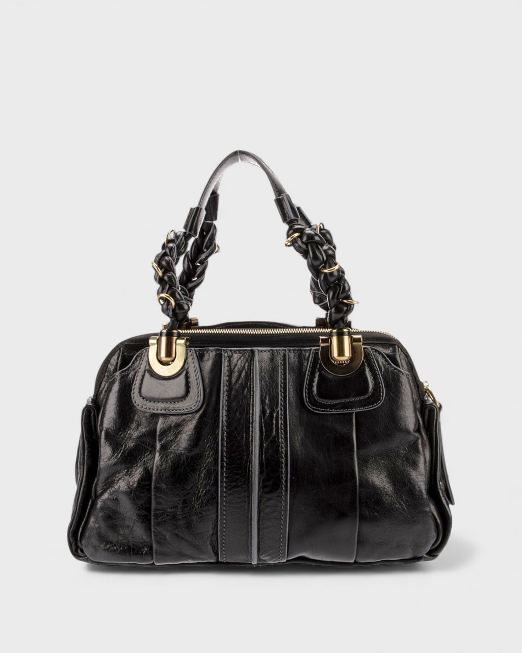 Héloïse black leather bag, Chloé