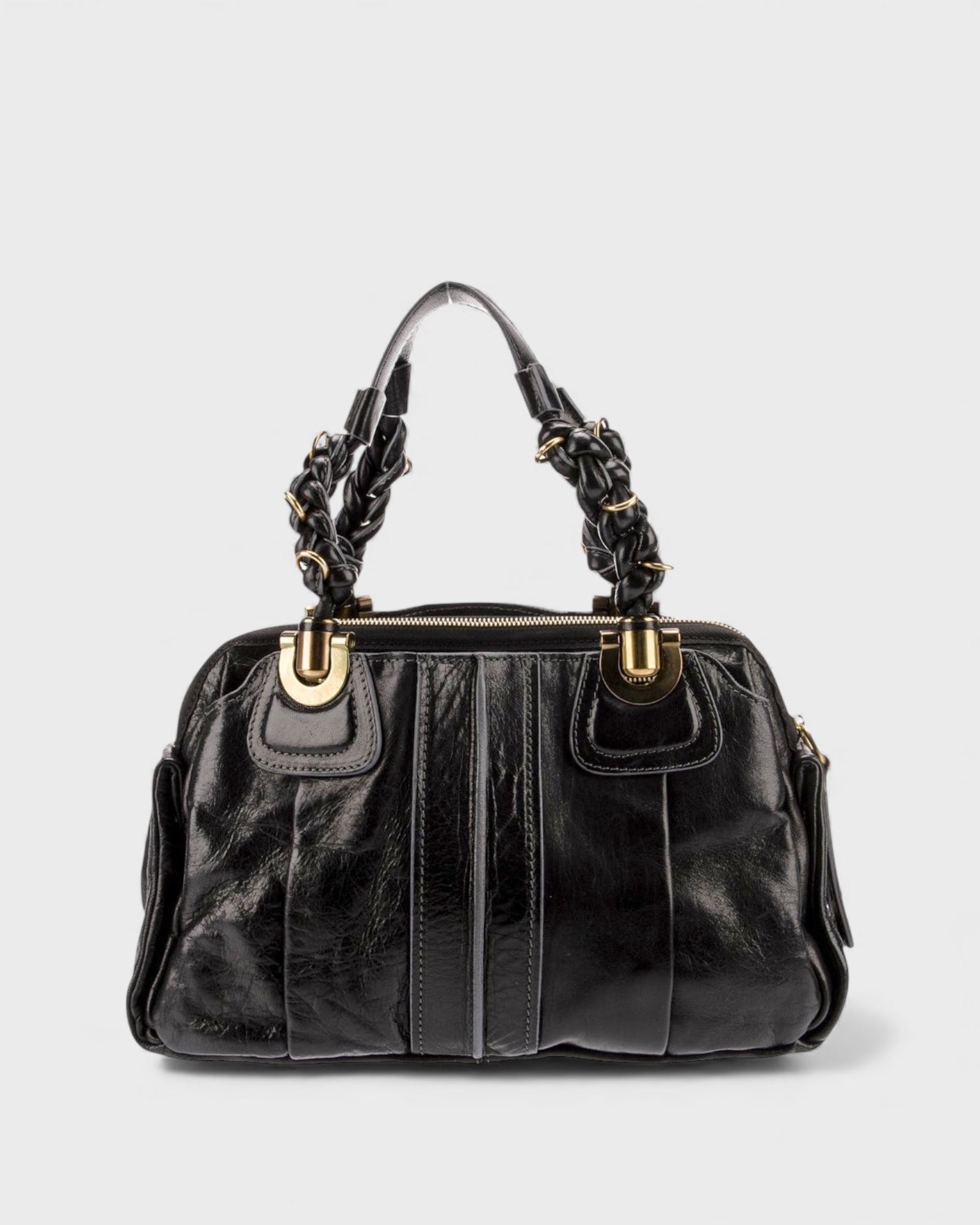 Héloïse black leather bag, Chloé