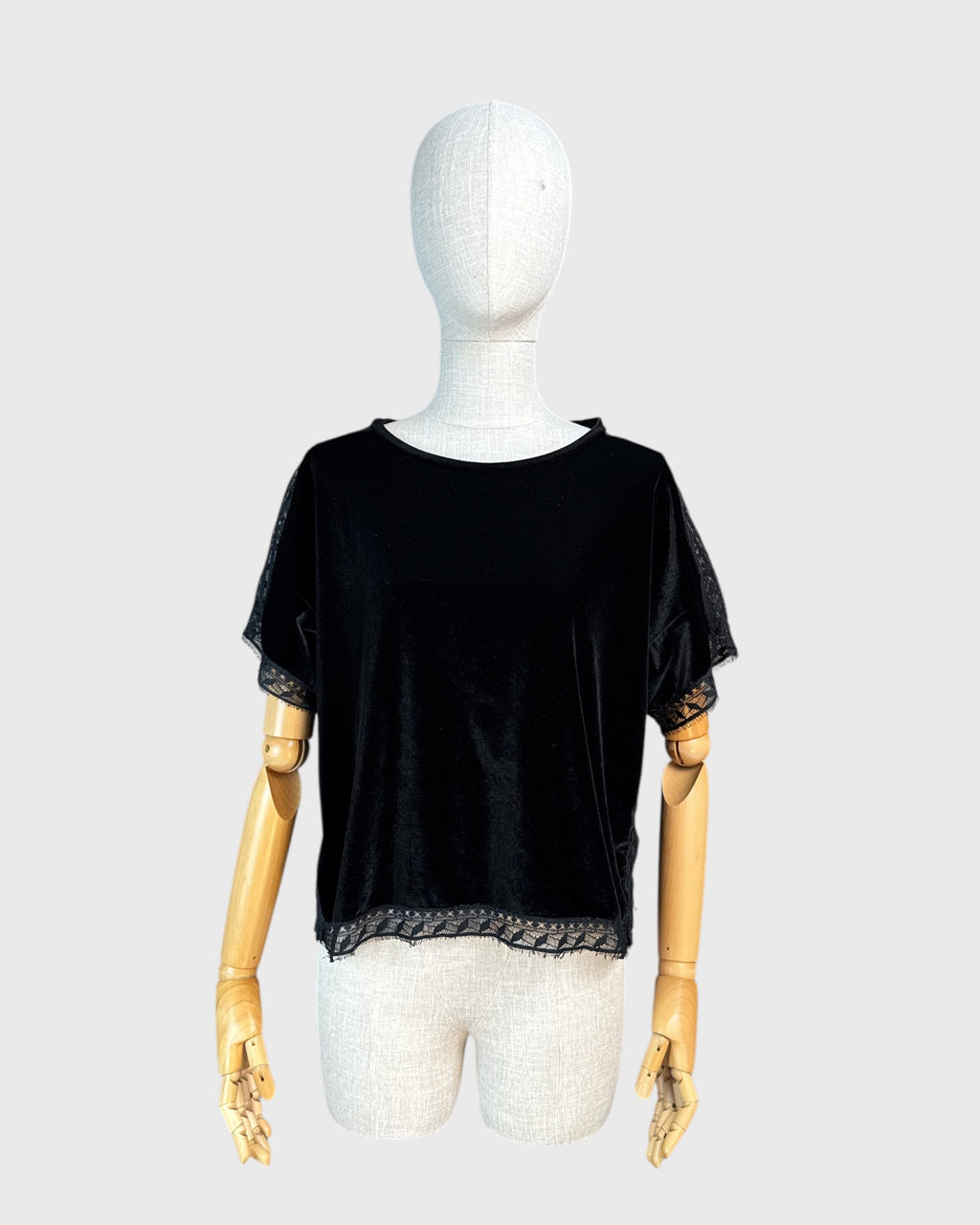 Claudie Pierlot velvet blouse, 1