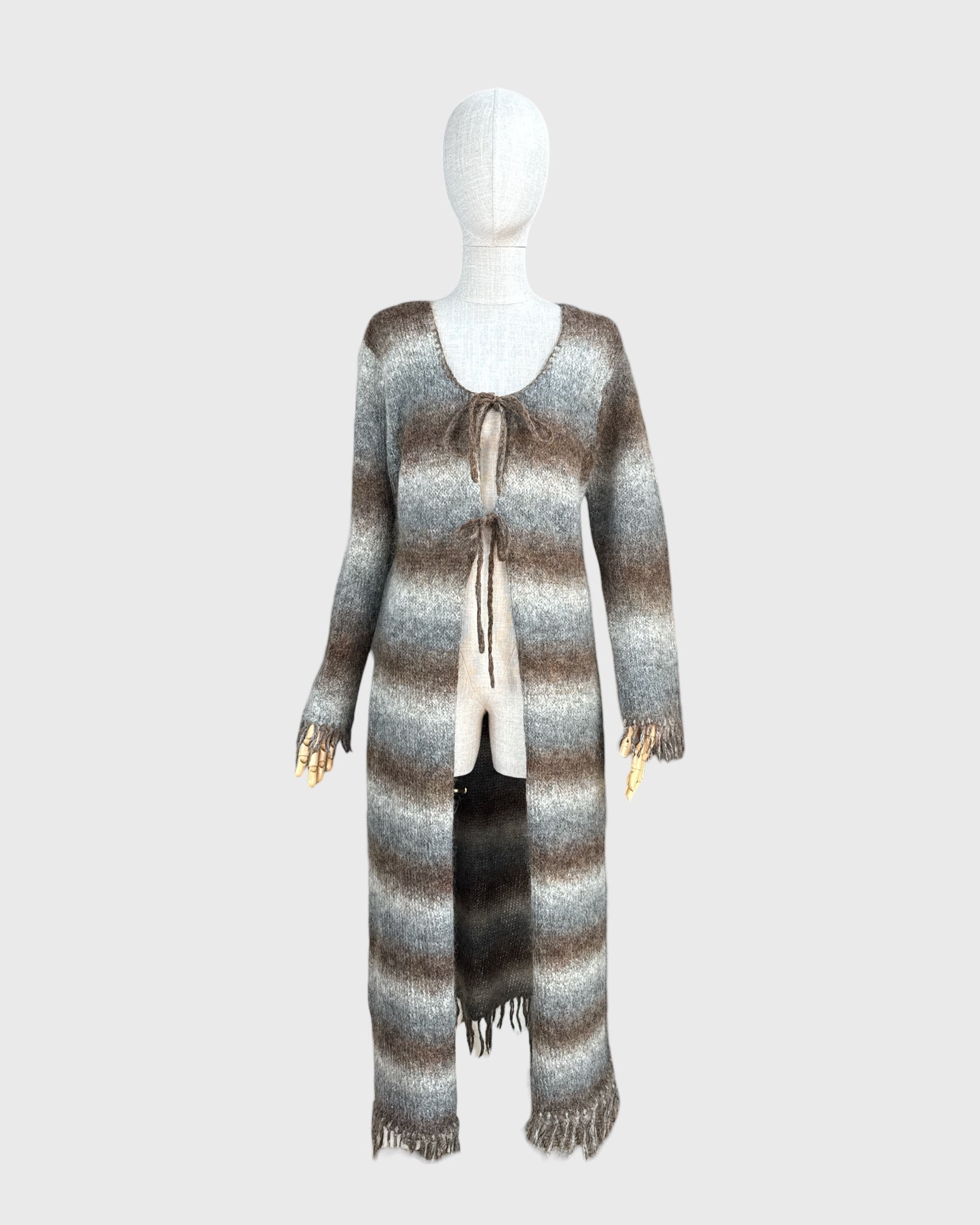 Twiggy mohair cardigan, XL