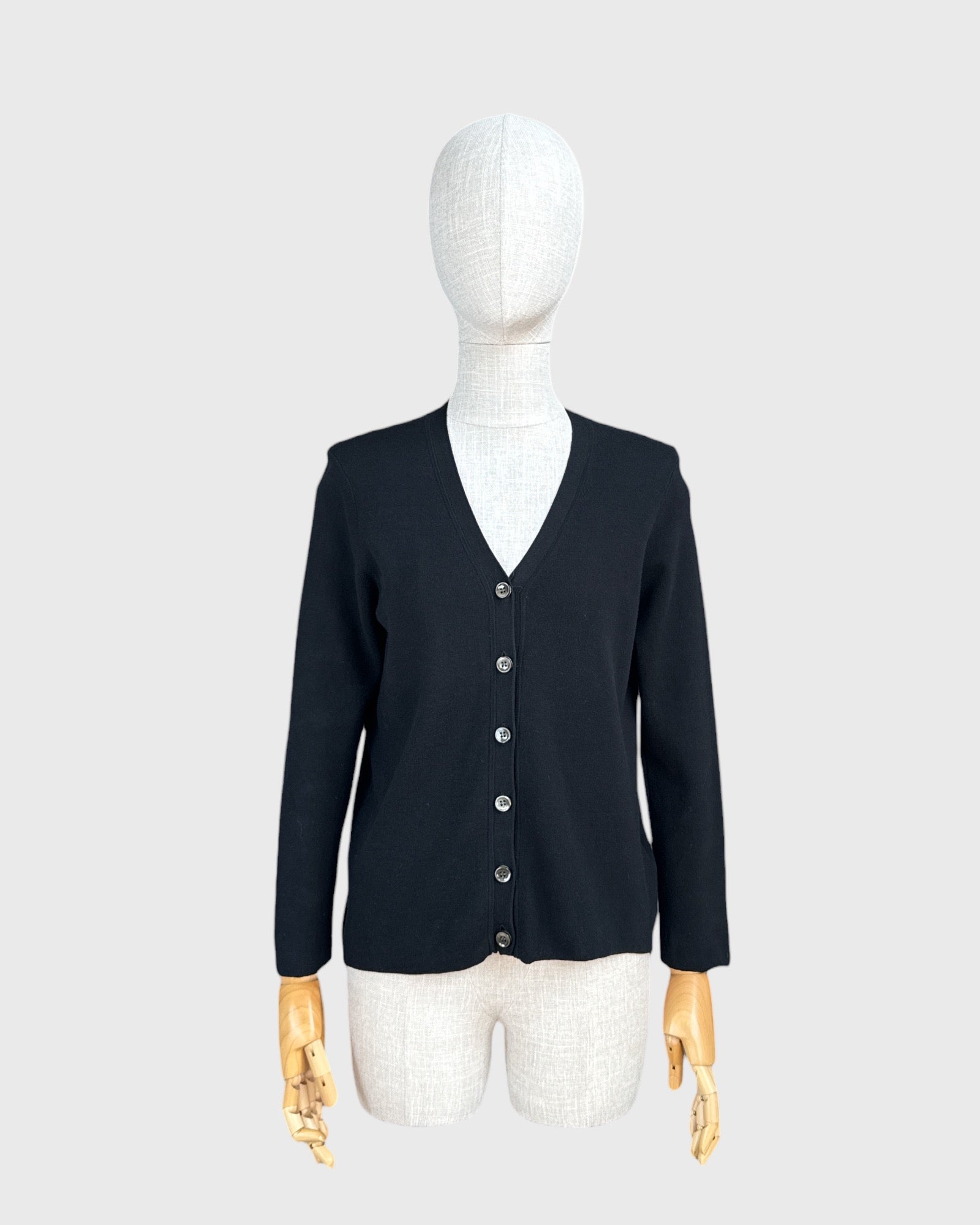 Cardigan. That goes without saying, M