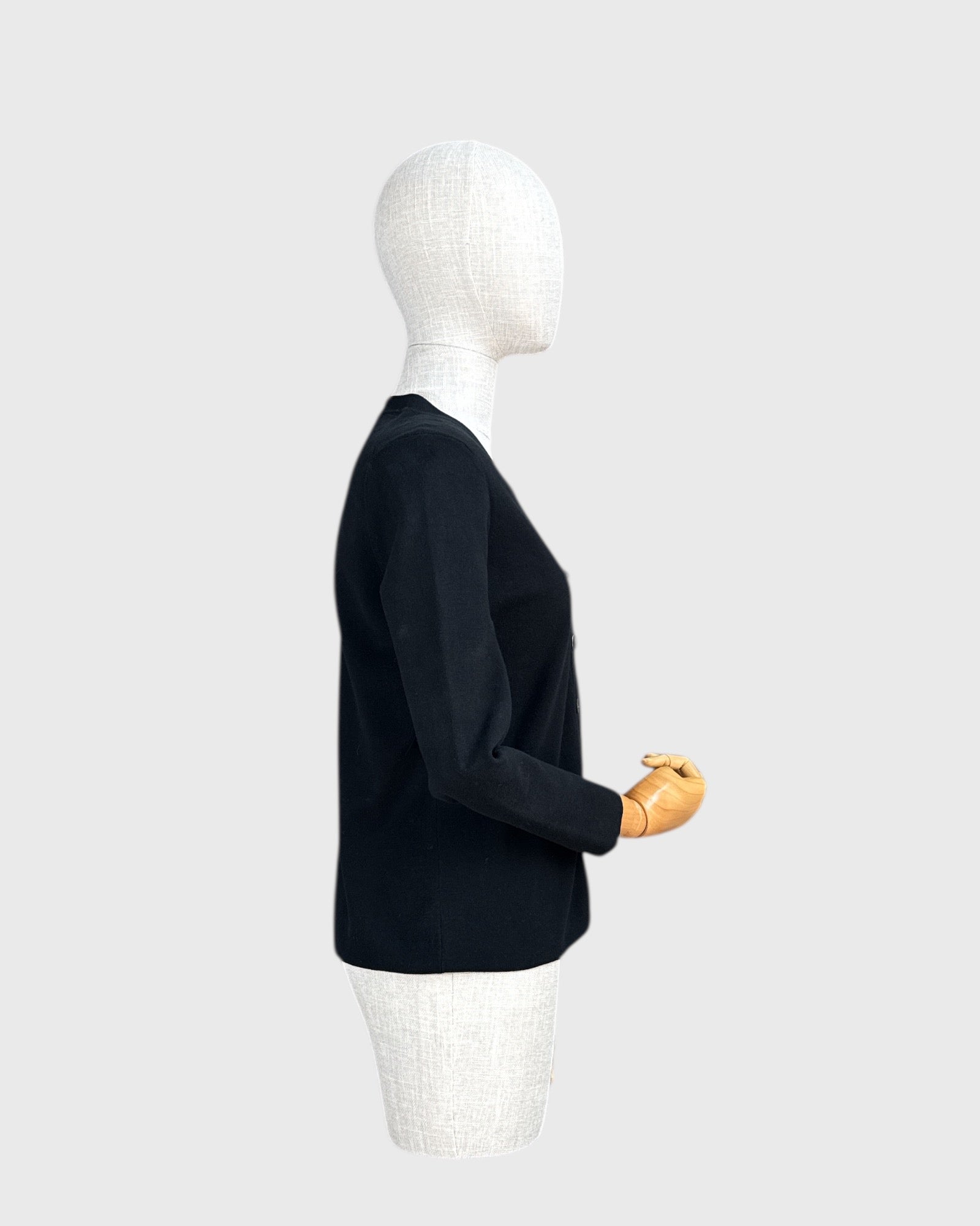 Cardigan. That goes without saying, M