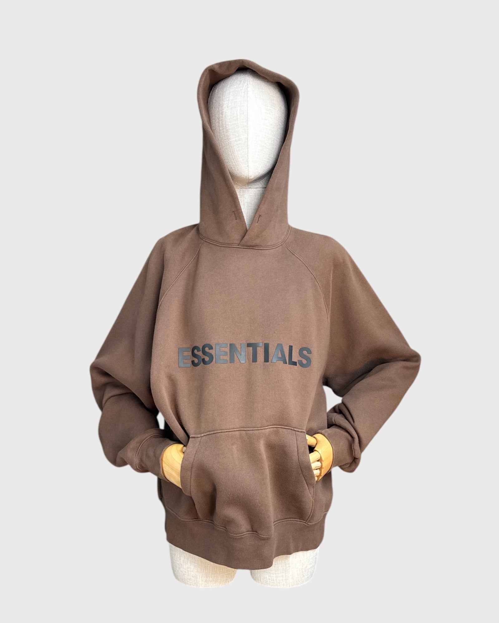 Essentials Brown Hoodie, S