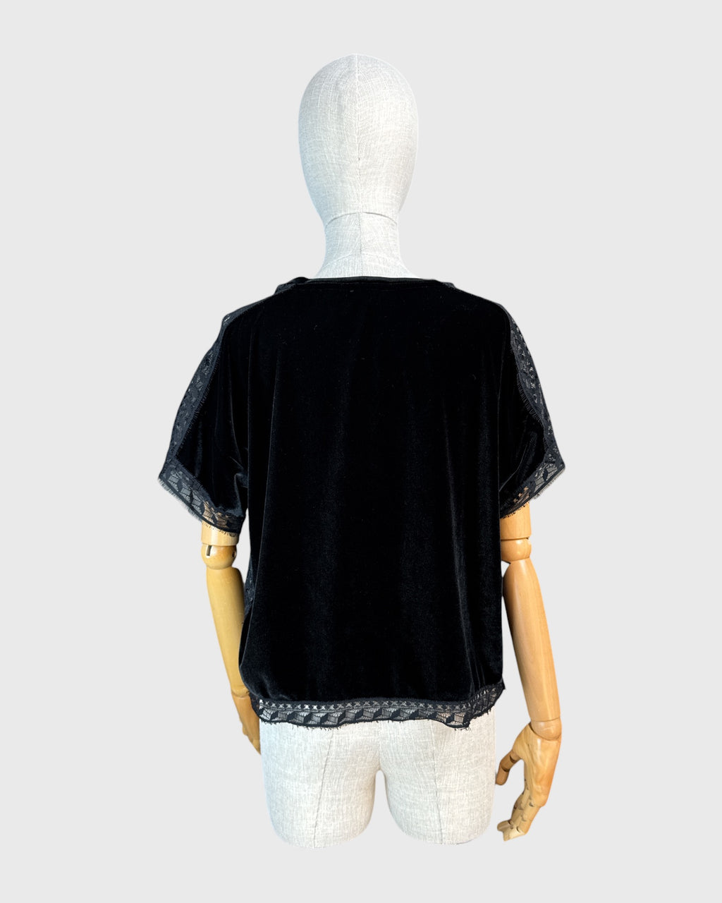 Claudie Pierlot velvet blouse, 1