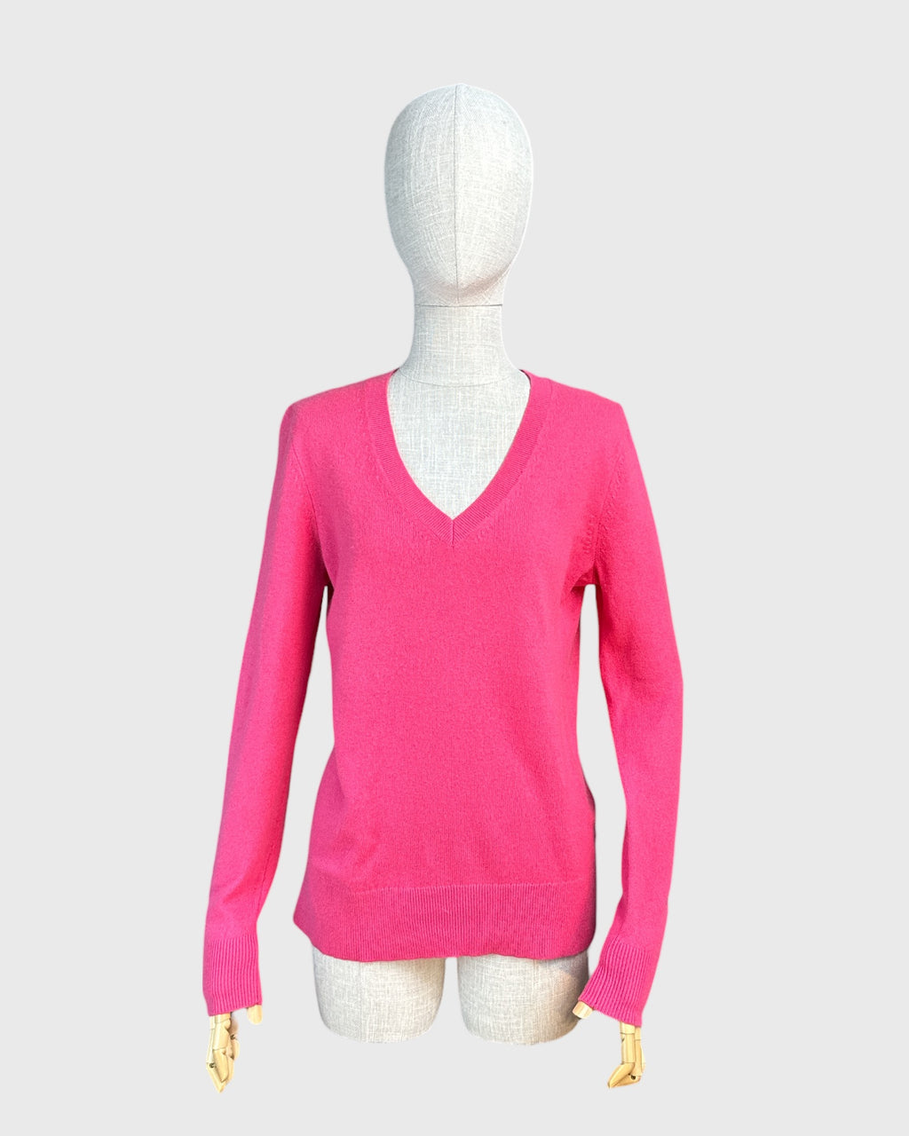 Pink cashmere knit sweater by Tommy Hilfiger