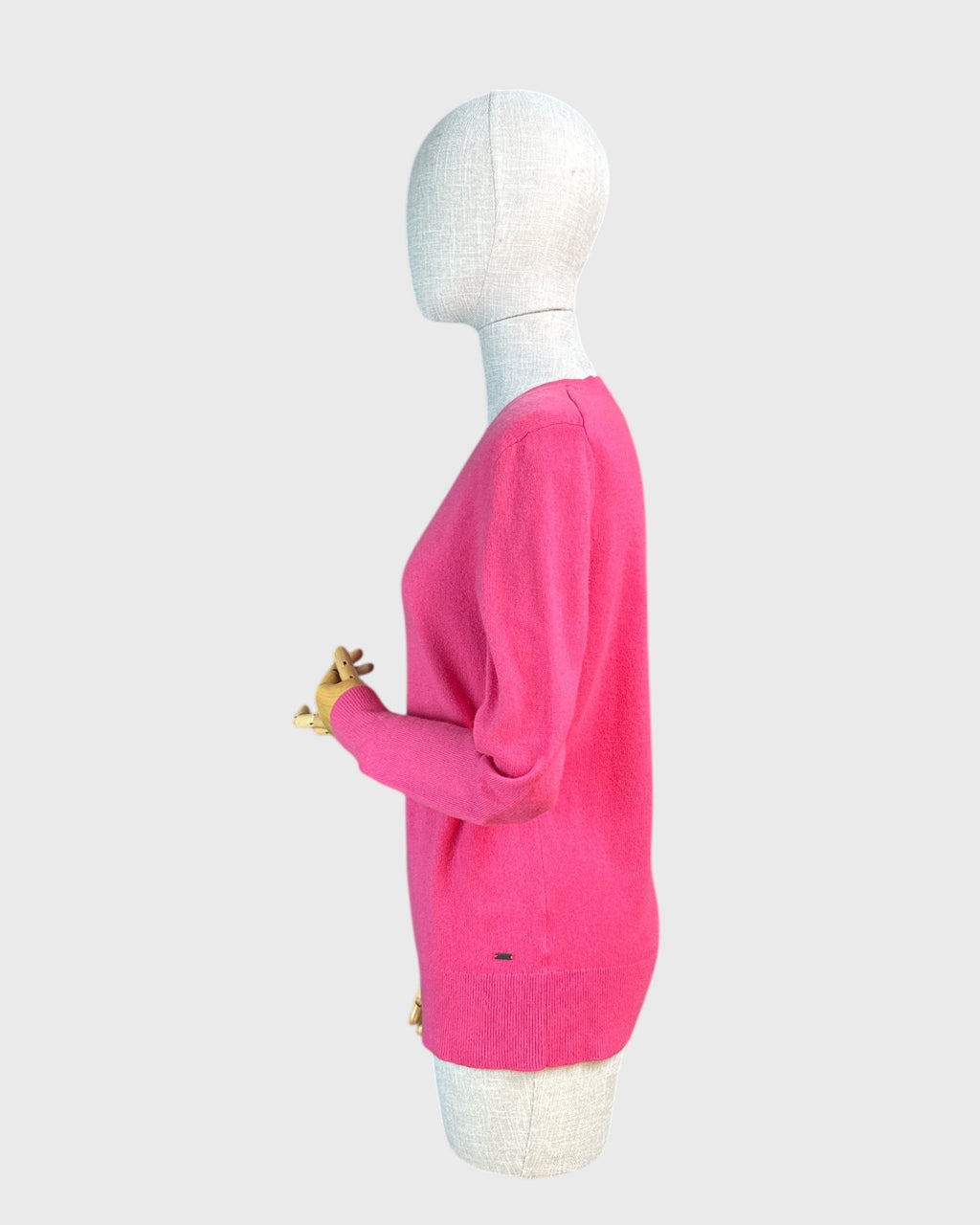 Pink cashmere knit sweater by Tommy Hilfiger