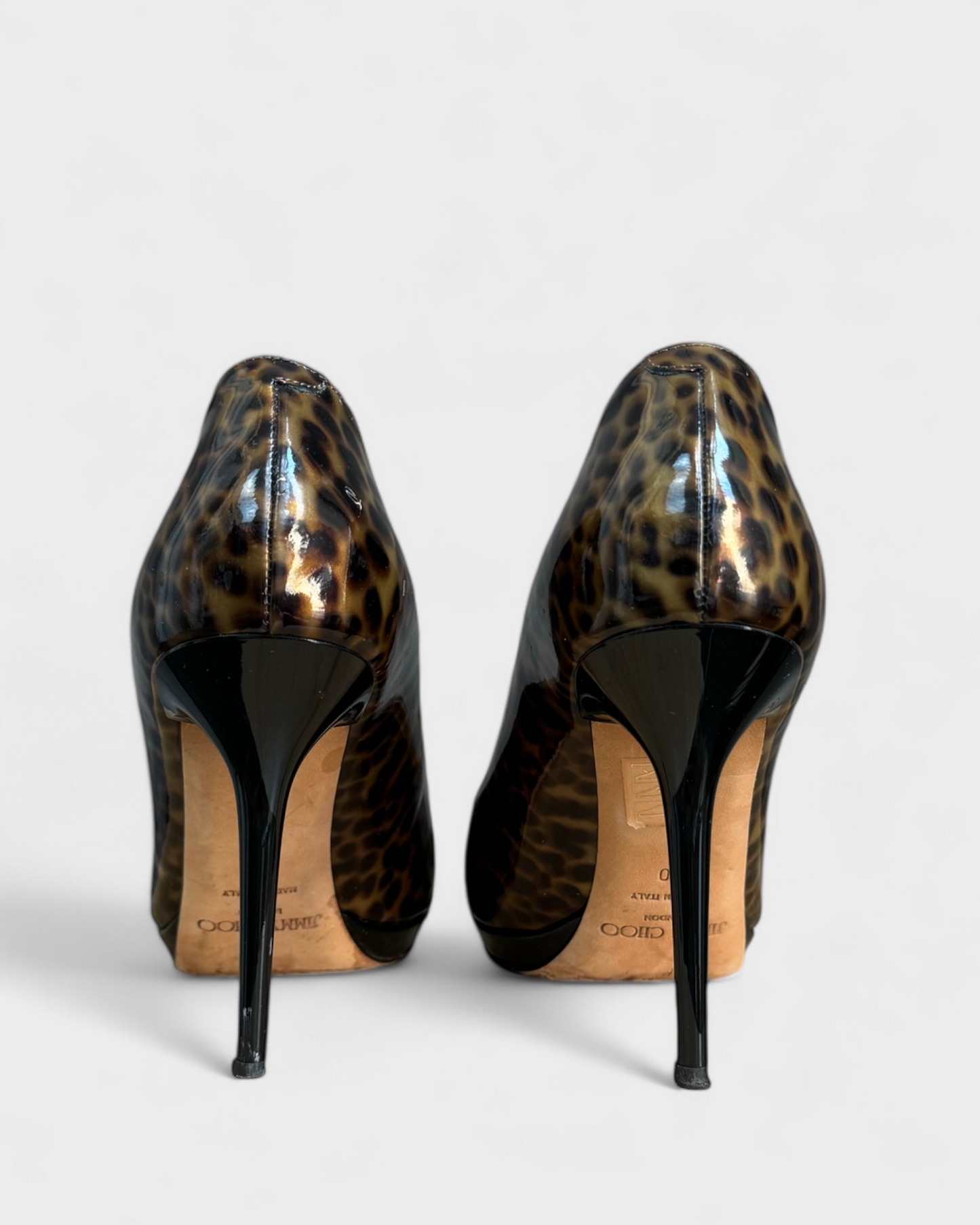 Brown Leopard Heels, Jimmy Choo, 40