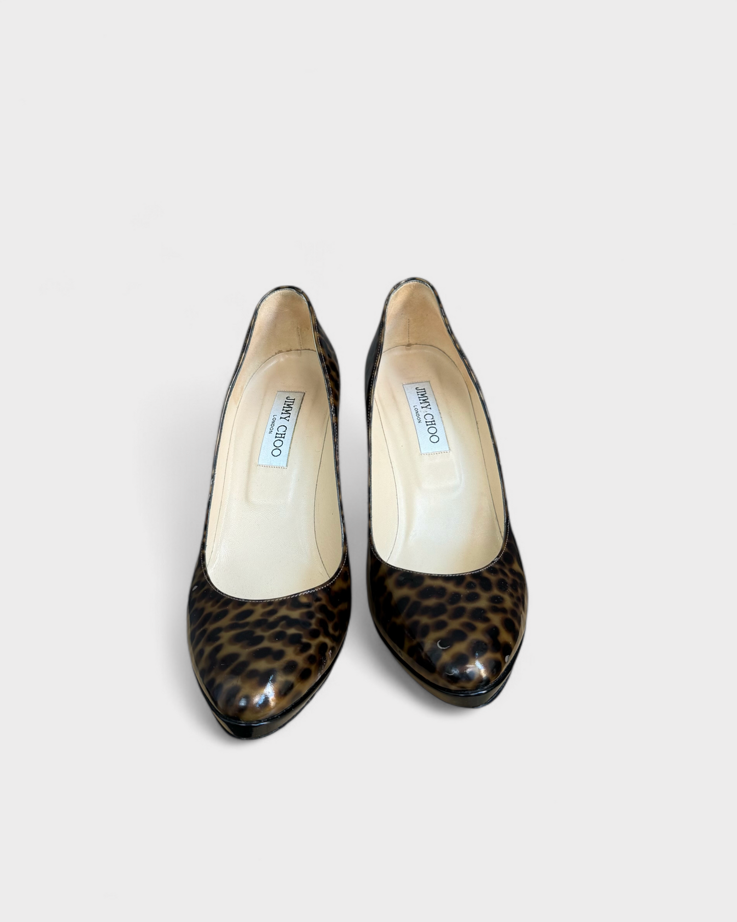 Brown Leopard Heels, Jimmy Choo, 40