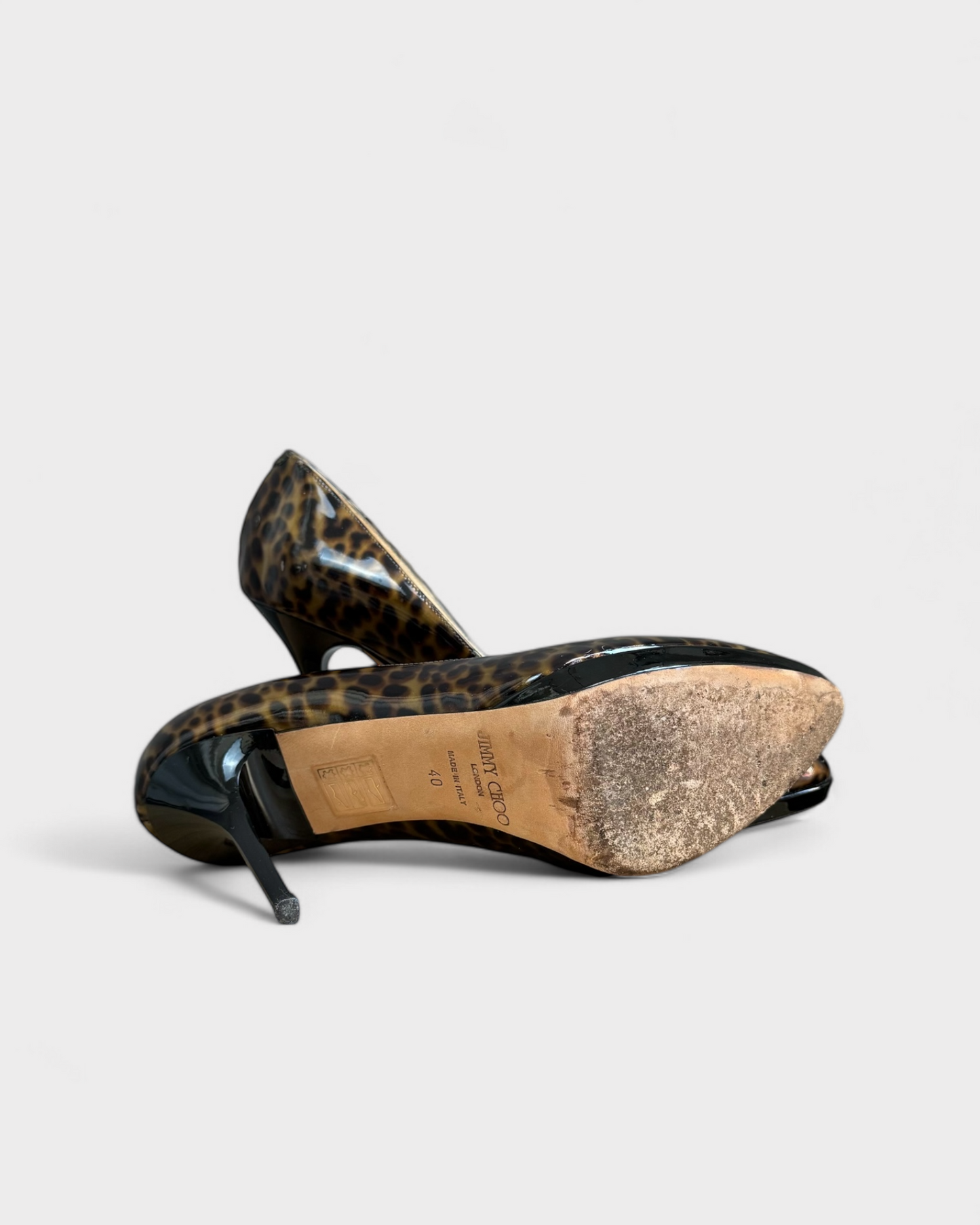 Brown Leopard Heels, Jimmy Choo, 40