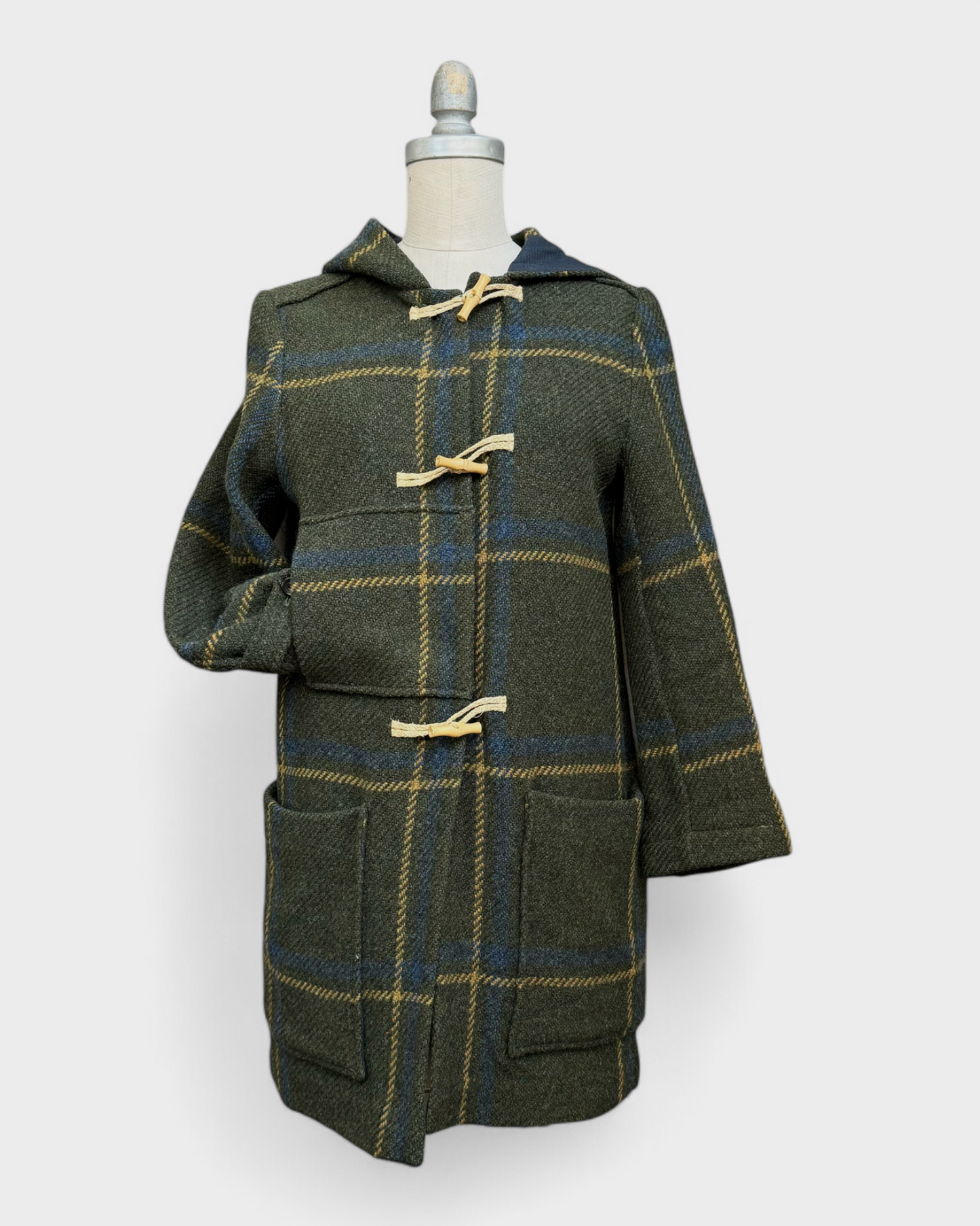 Soeur green check coats