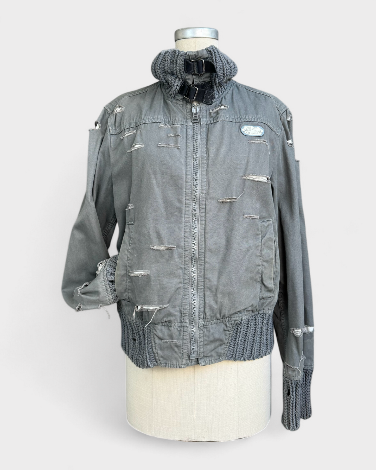 Diesel Style Lab gray cotton jacket