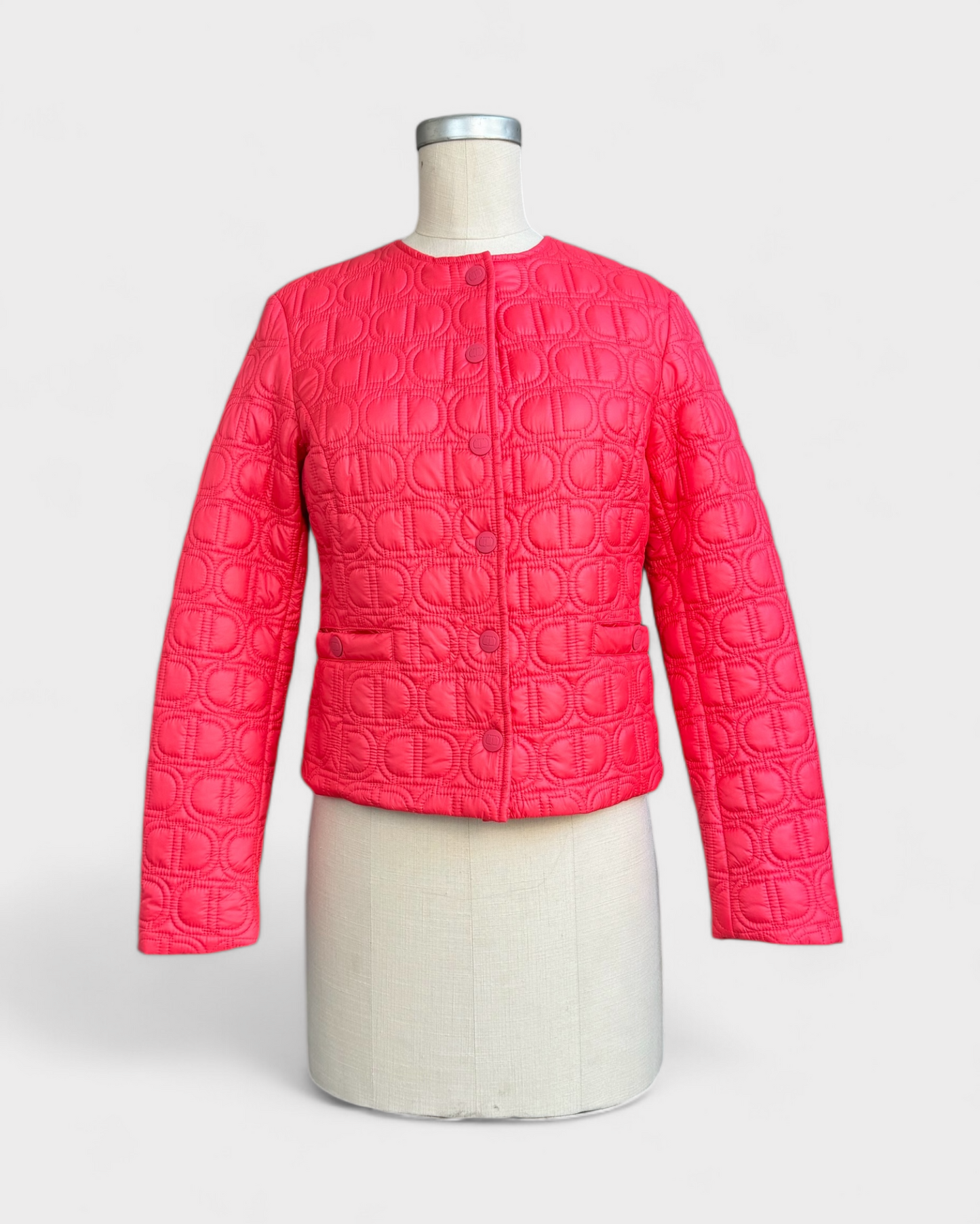 Quilted jacket Rose red Twinset, S