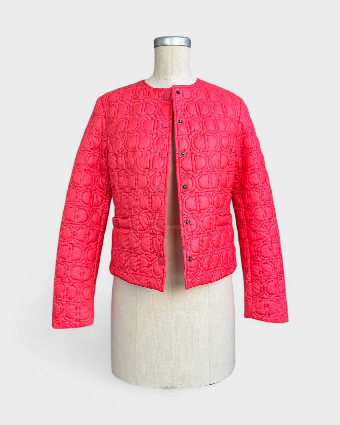 Quilted jacket Rose red Twinset, S