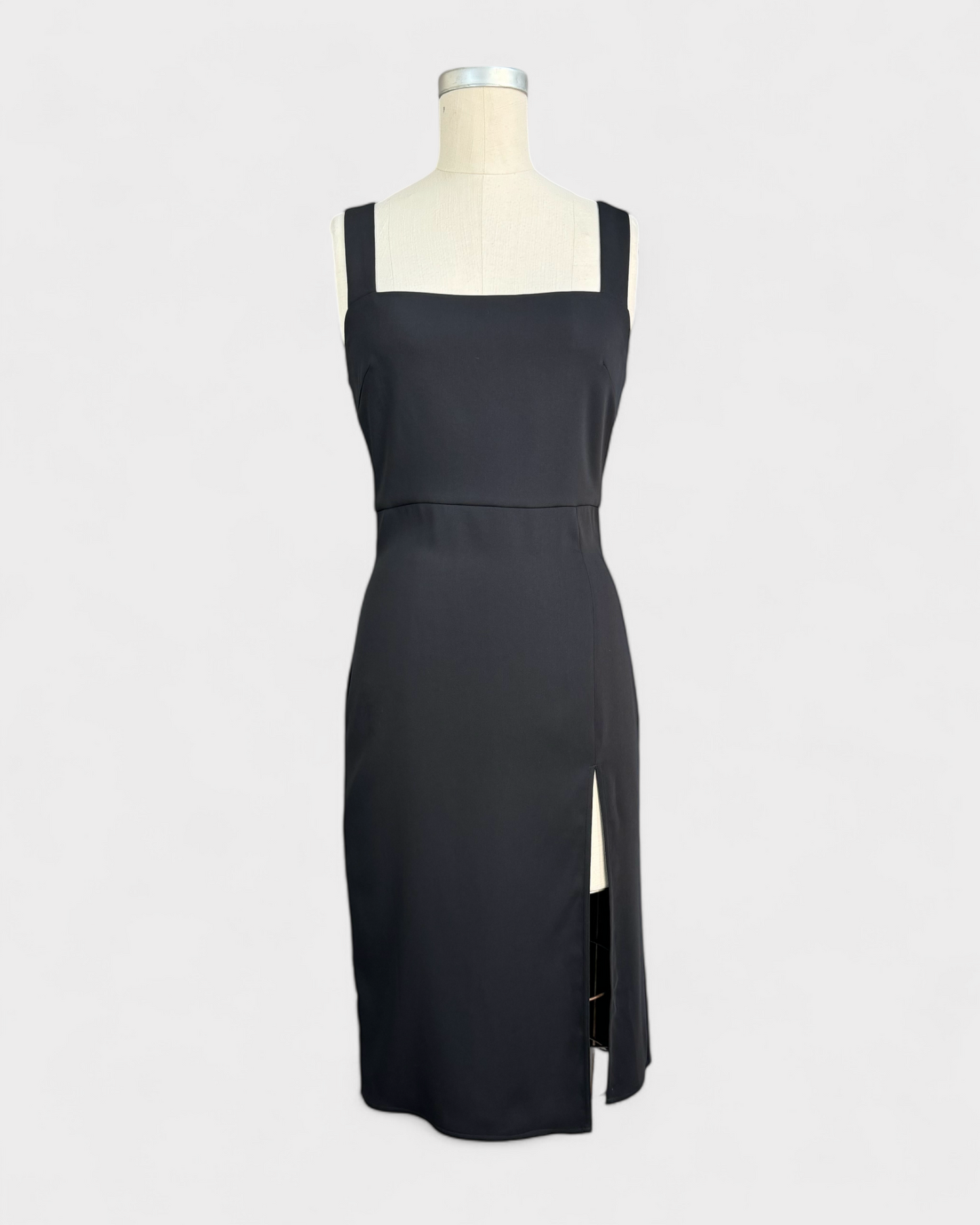 Babaton black sleeveless dress