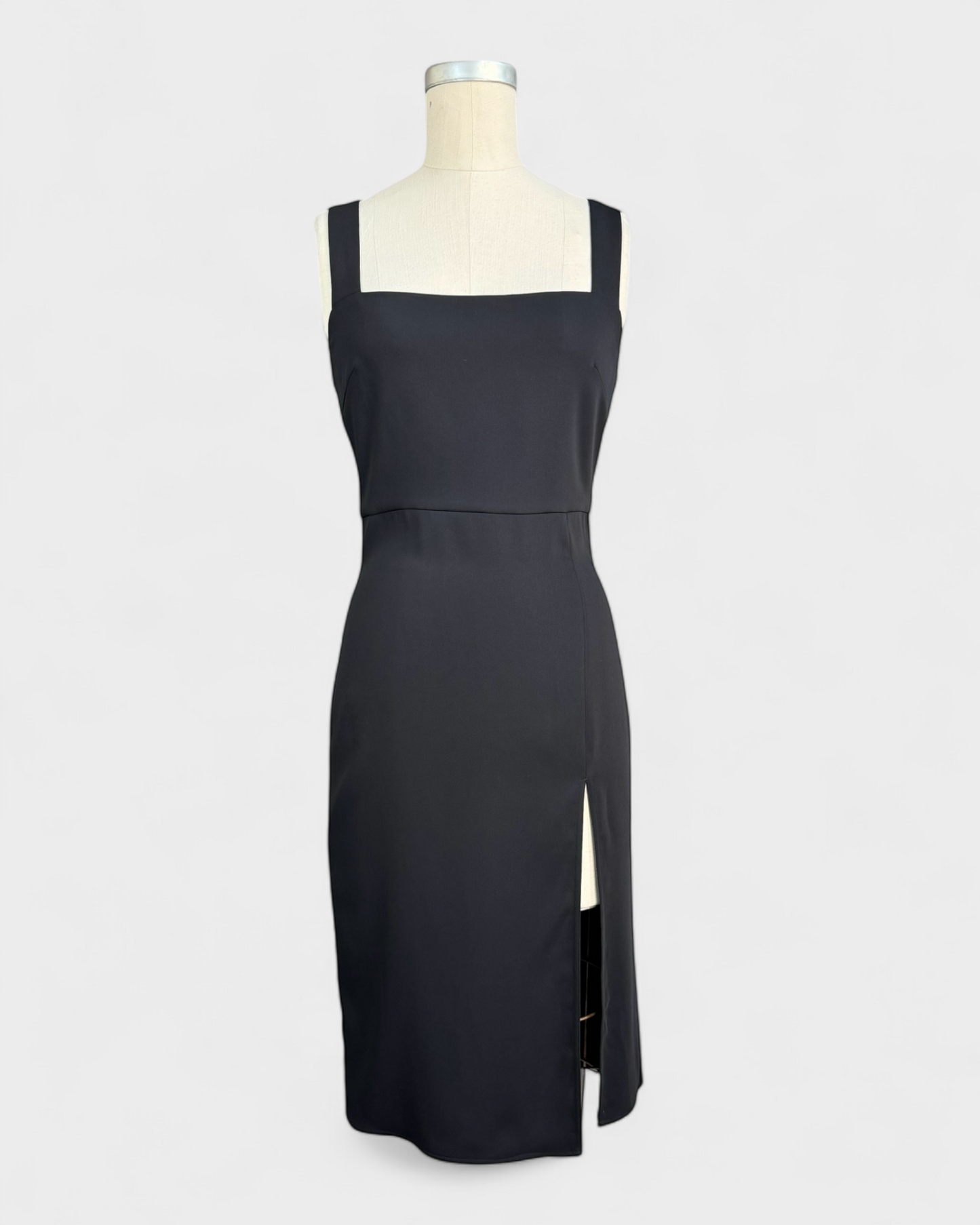 Babaton black sleeveless dress