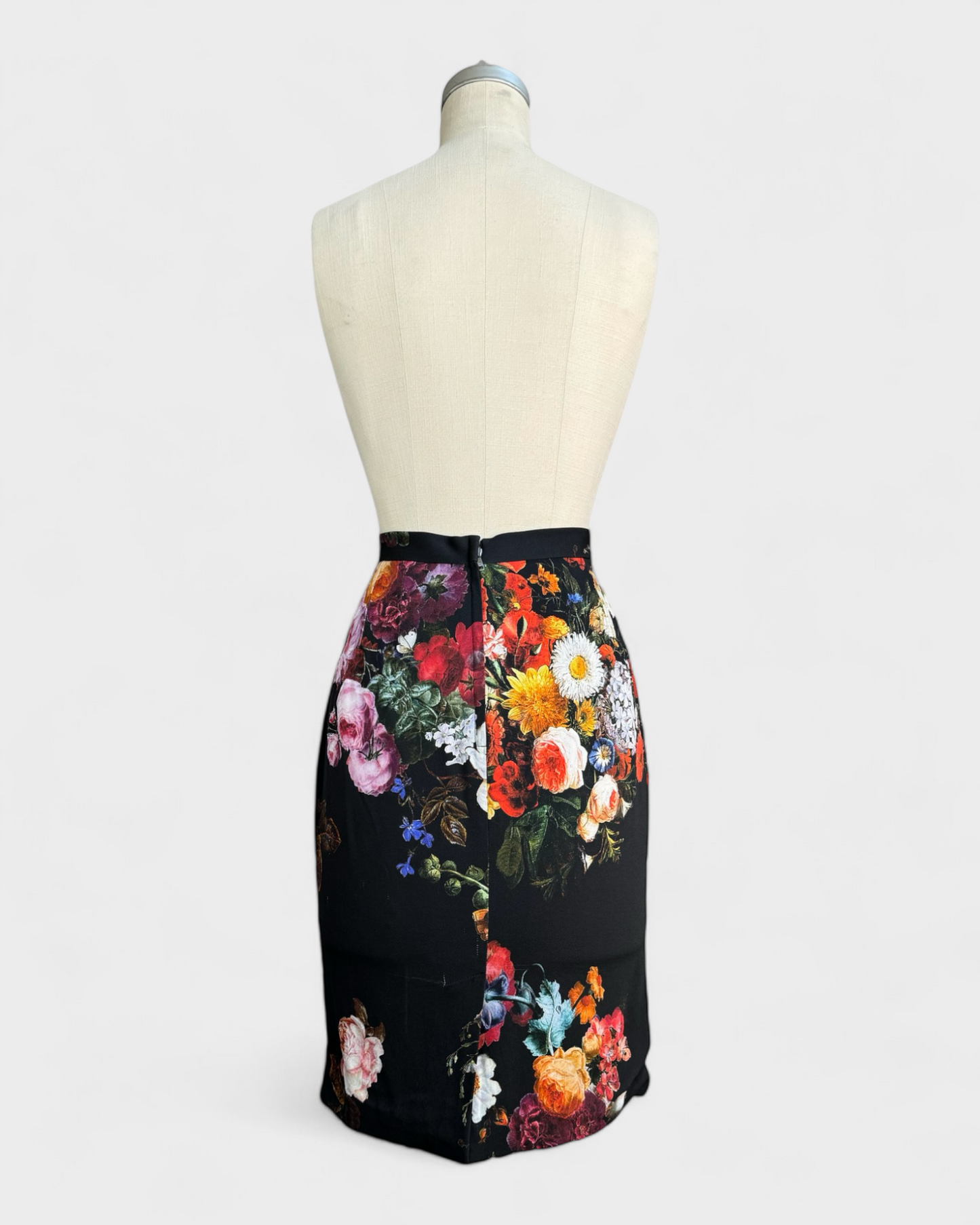 Floral skirt Black Dolce &amp; Gabbana