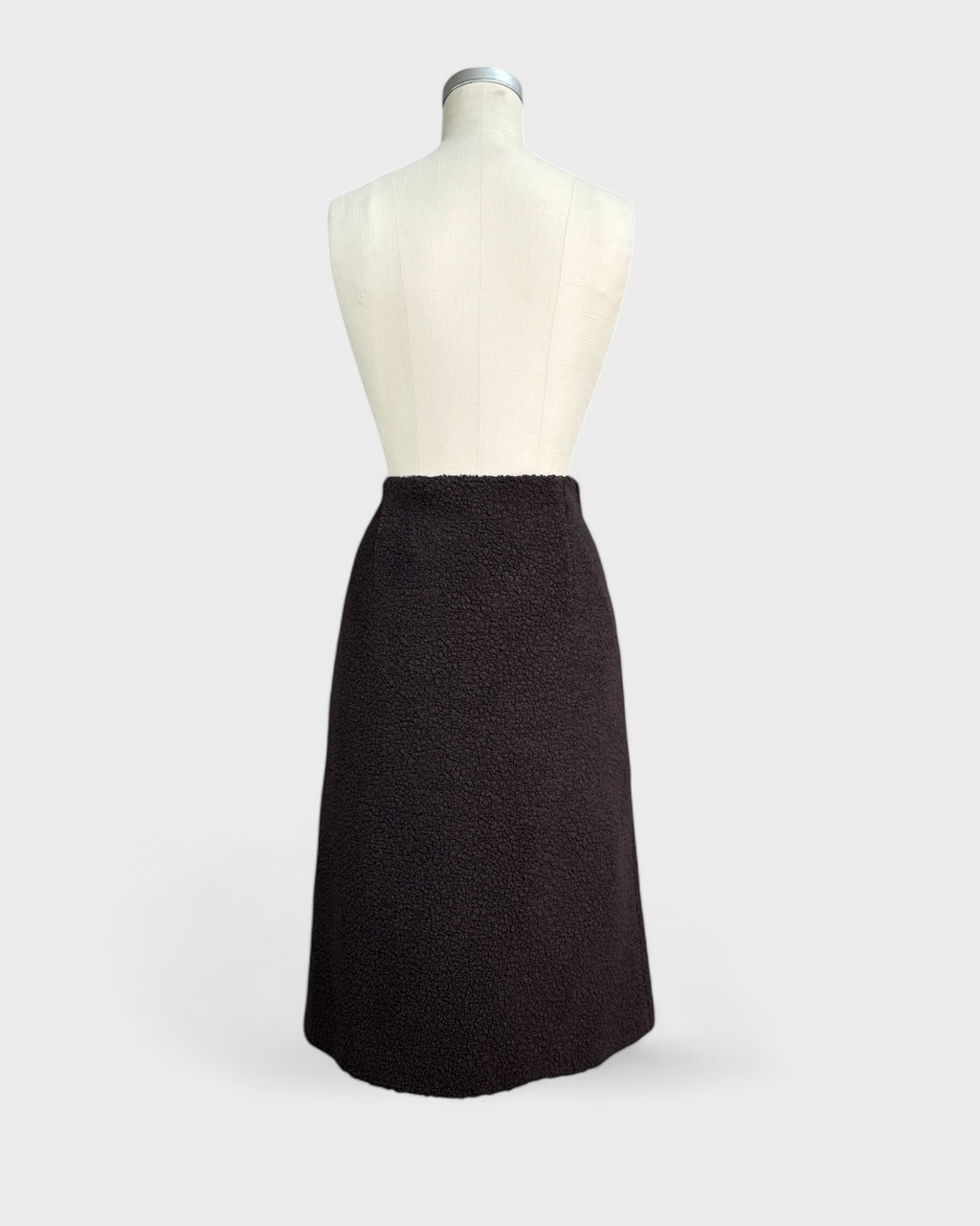 Liviana Conti Brown Sheepskin Skirt, 42