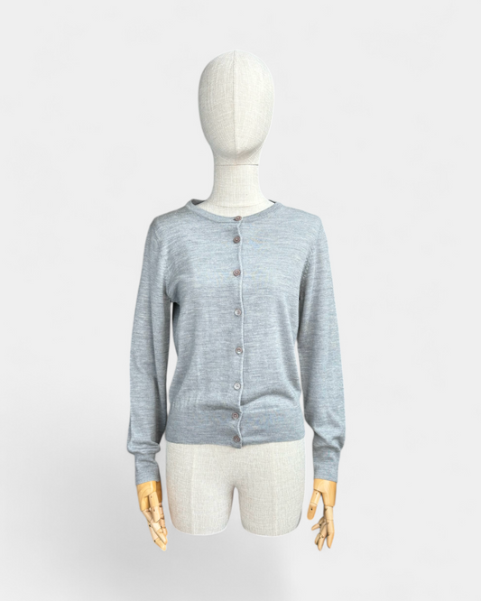 Filippa K gray wool cardigan