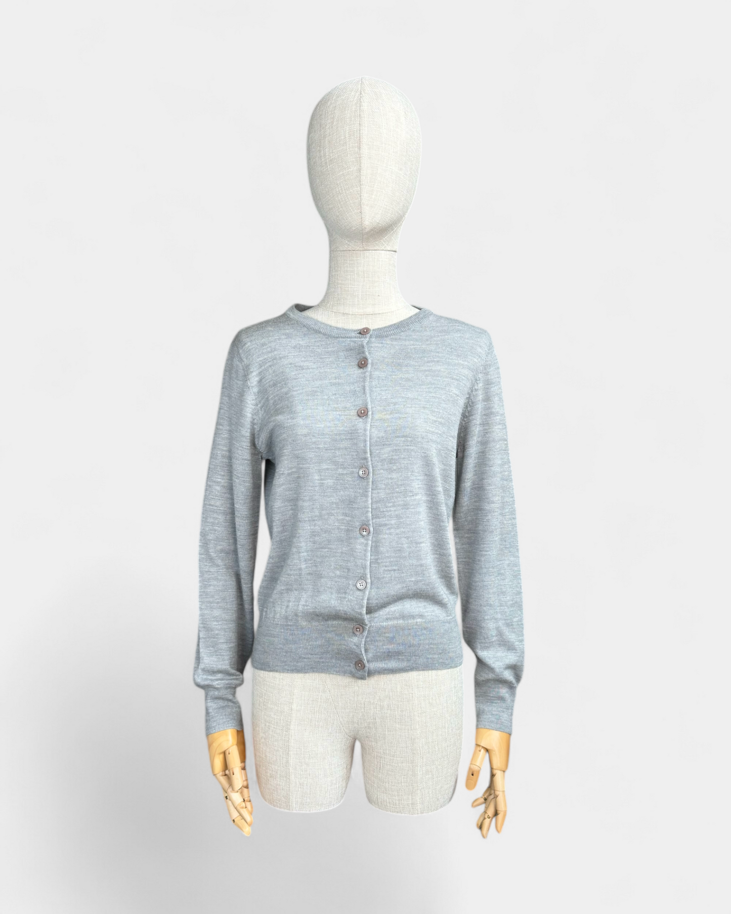 Filippa K gray wool cardigan