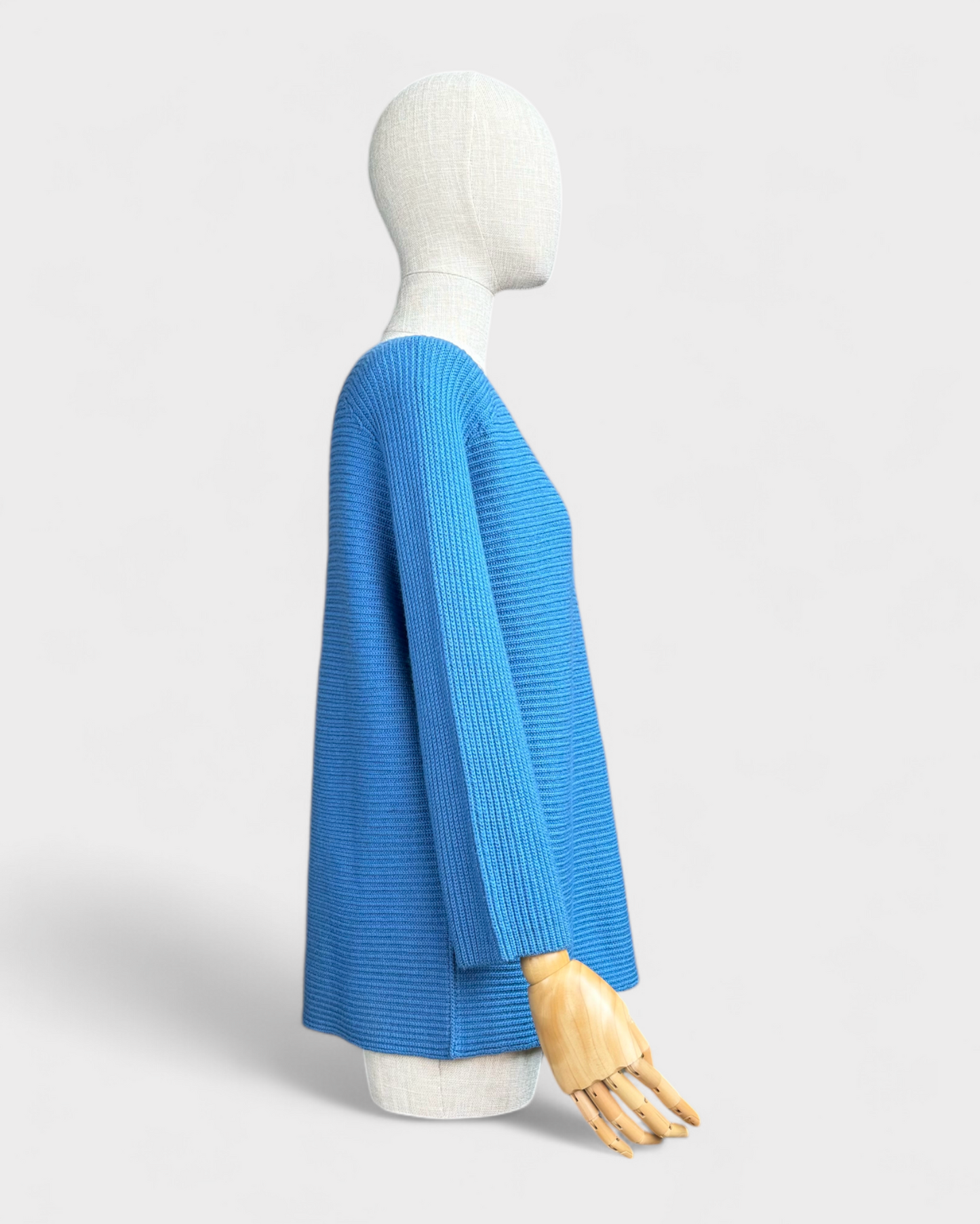 Anna Seravalli blue knit sweater