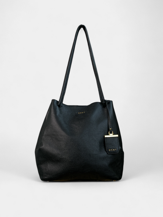 Sac à main cuir Noir Dkny