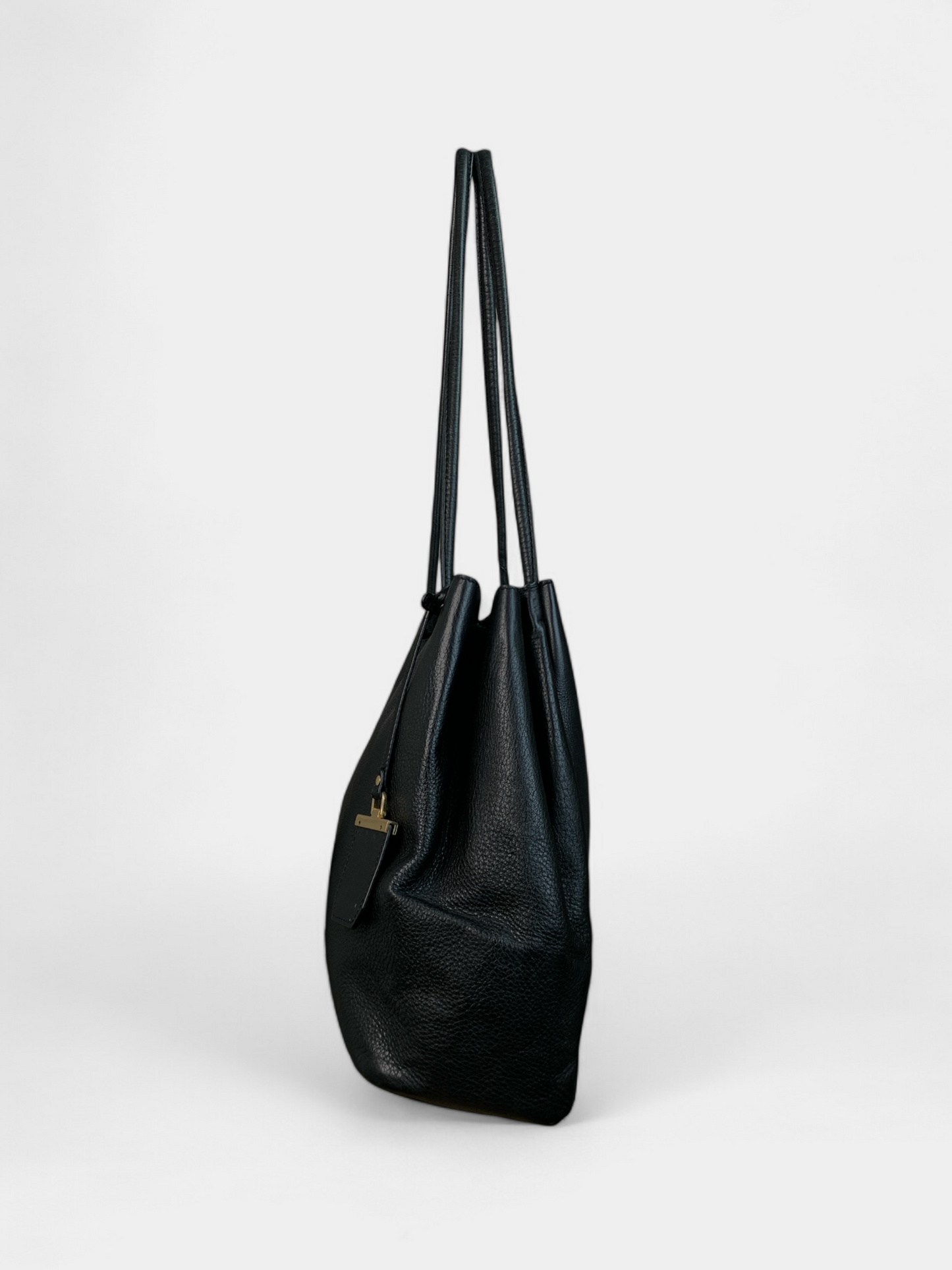 Black Dkny leather handbag