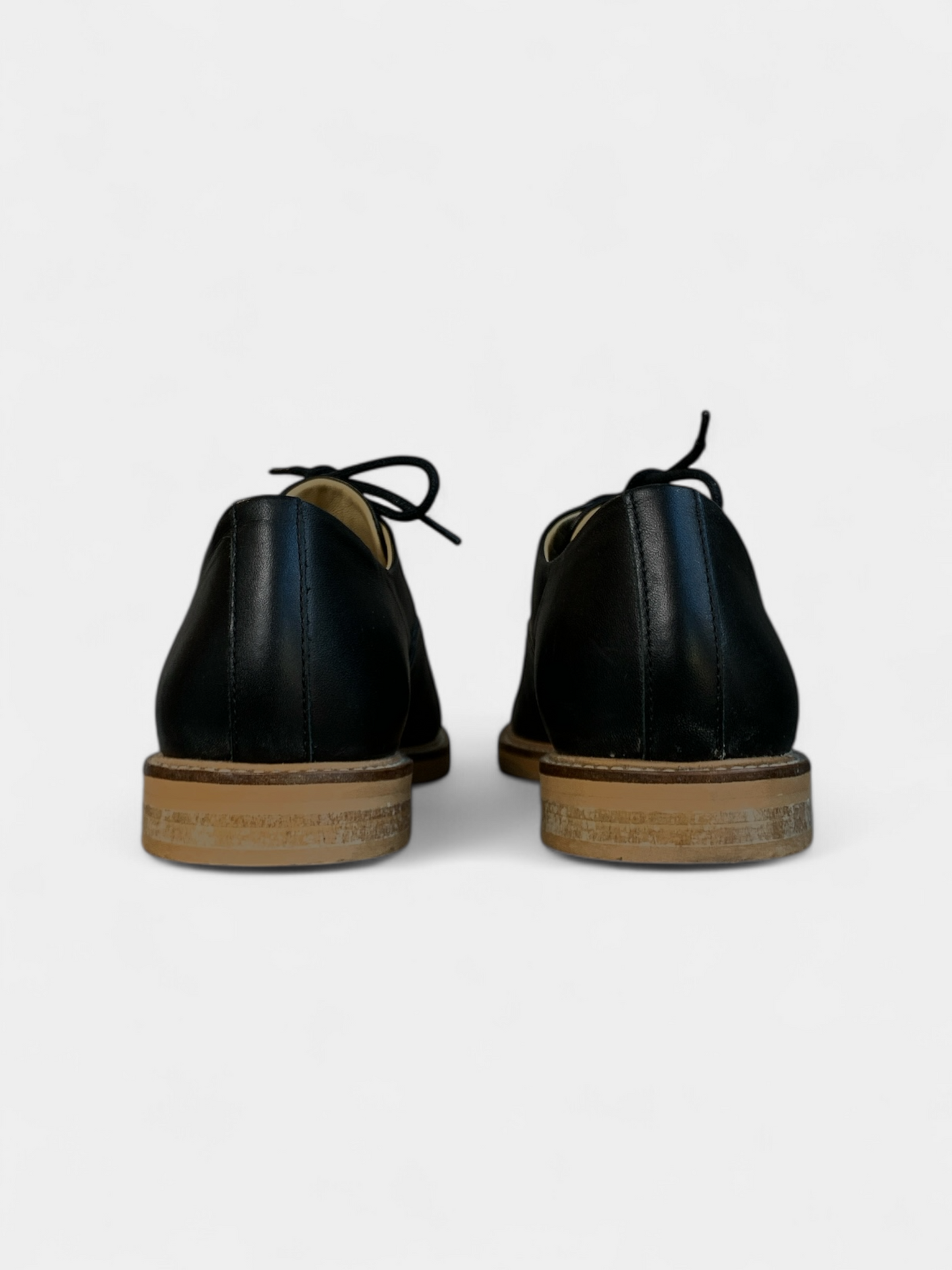 Frank and Oak Black Leather Shoes