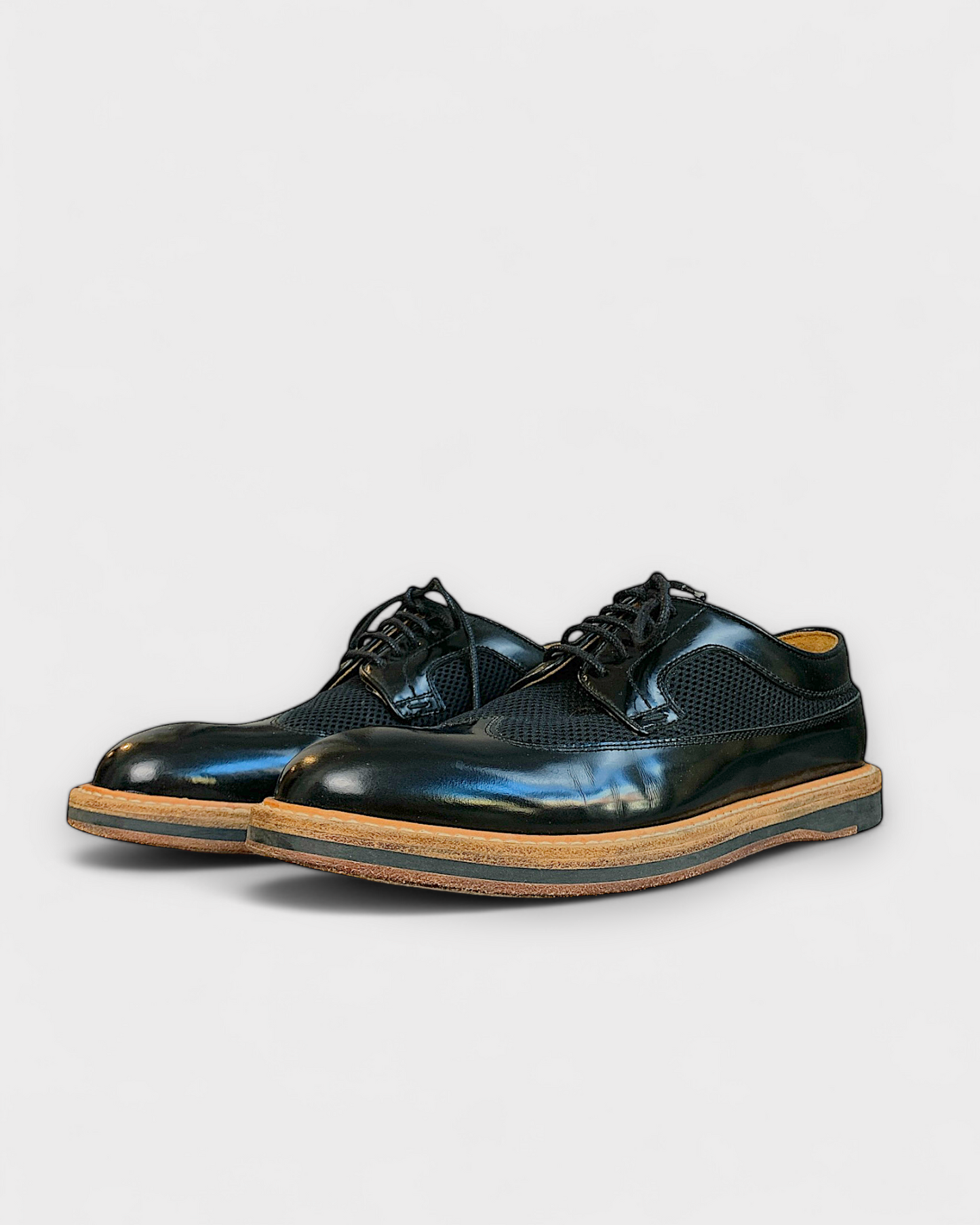 Black mesh brogue, Paul Smith