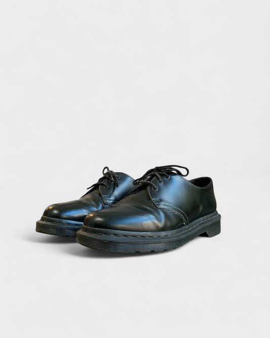 Dr Martens Black Leather Shoes, 9