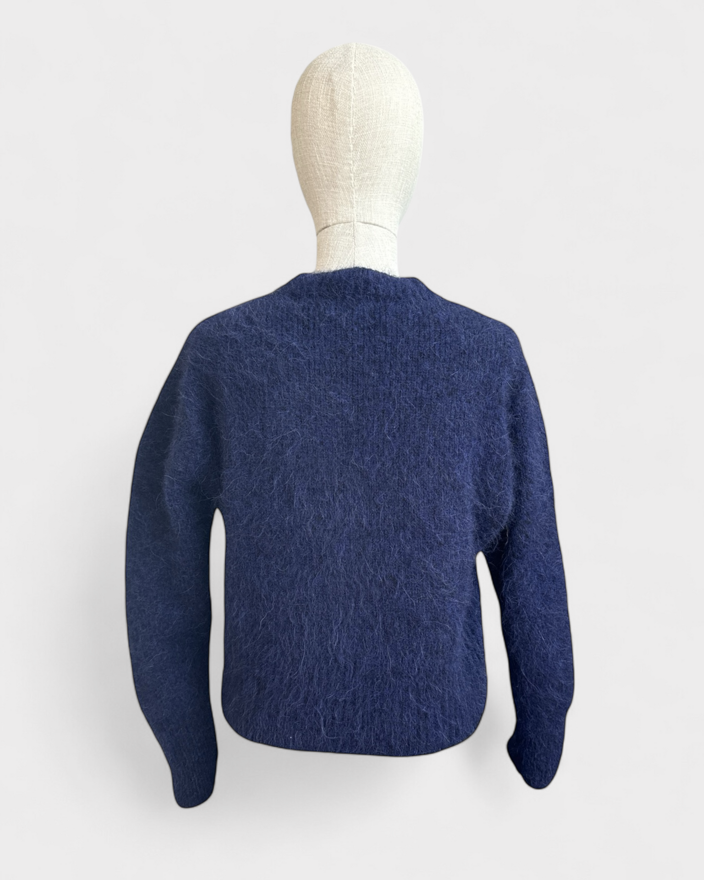 Pull tricot Alpaca Laine bleu Cos, S