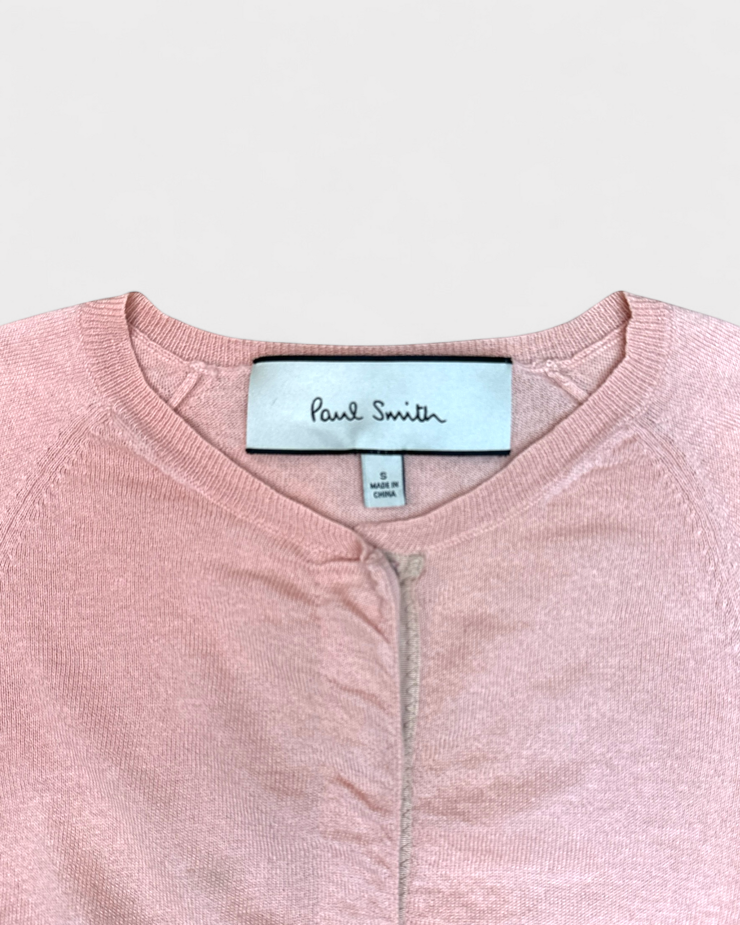 Cashmere and silk cardi Rose Paul Smith, S