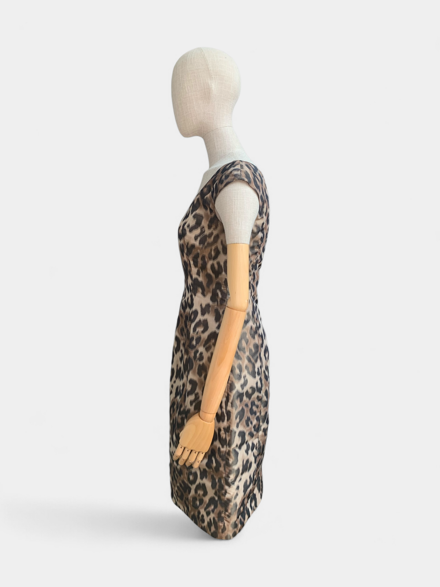 Monique Lhuillier leopard dress